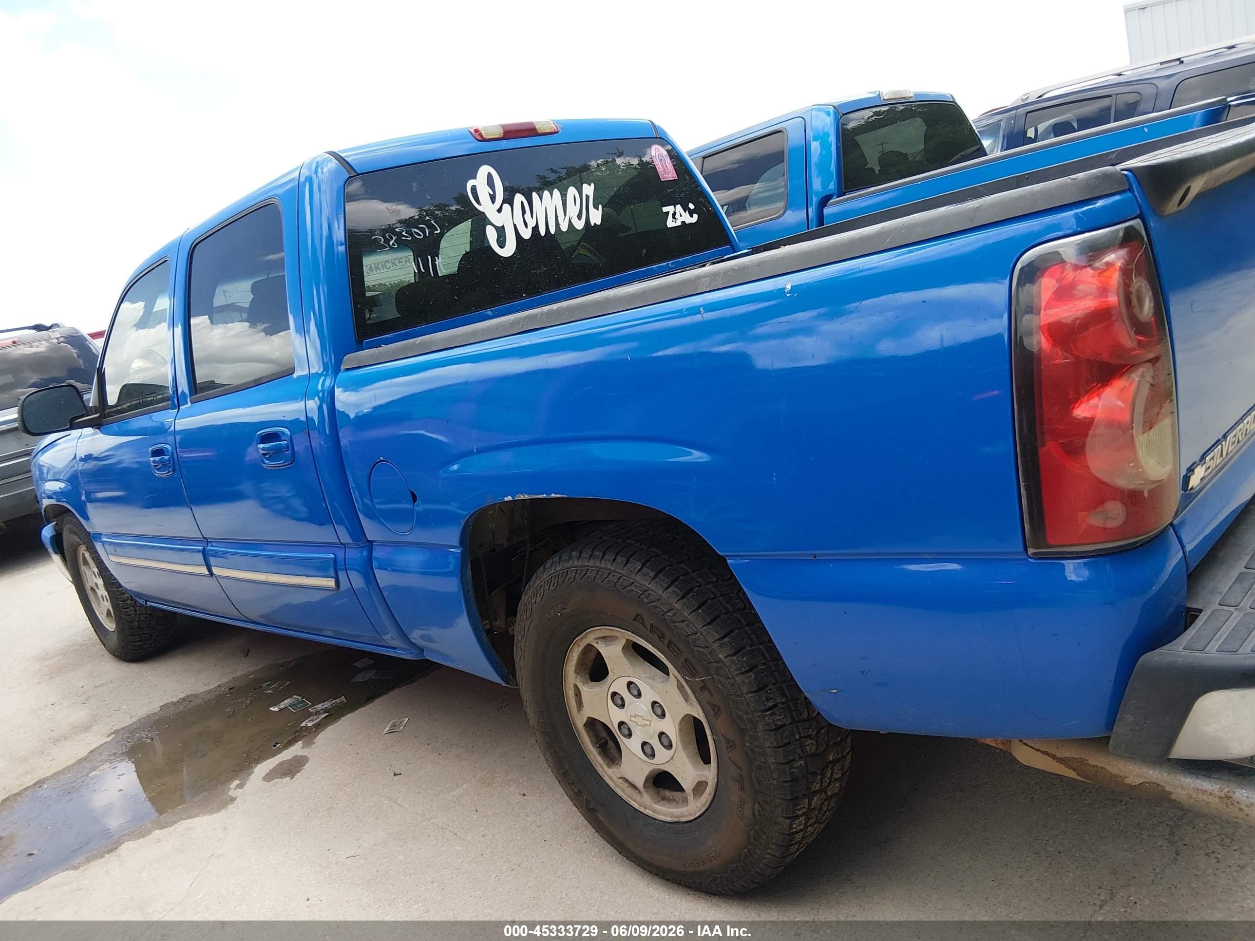 2004 Chevrolet Silverado 1500 Ls Blue vin: 2GCEC13T841421144