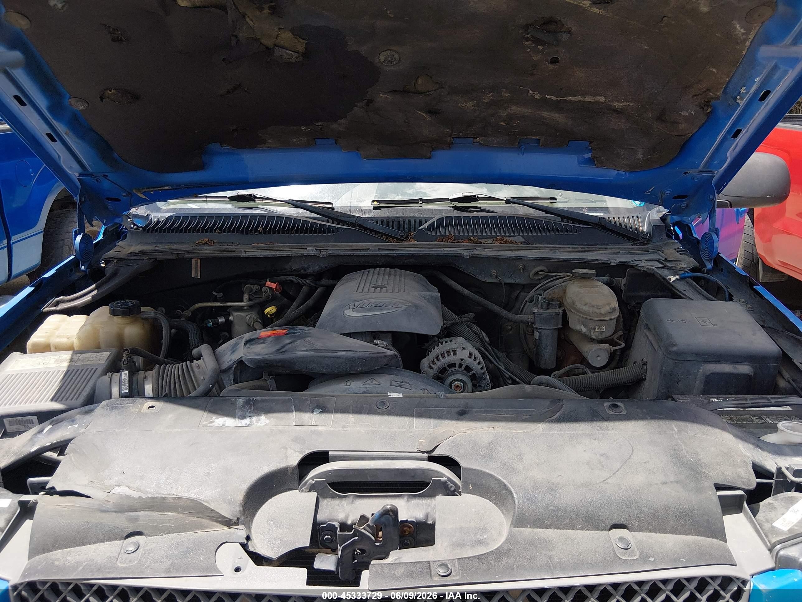 2004 Chevrolet Silverado 1500 Ls Blue vin: 2GCEC13T841421144