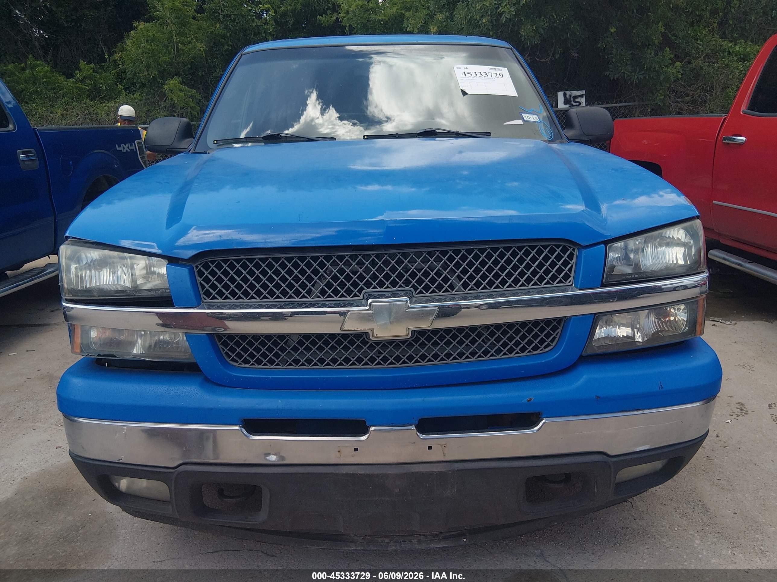 2004 Chevrolet Silverado 1500 Ls Blue vin: 2GCEC13T841421144