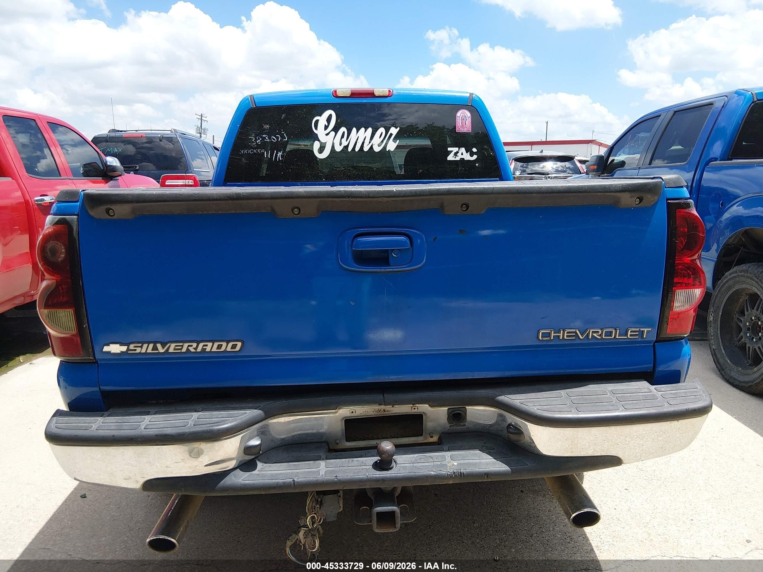 2004 Chevrolet Silverado 1500 Ls Blue vin: 2GCEC13T841421144