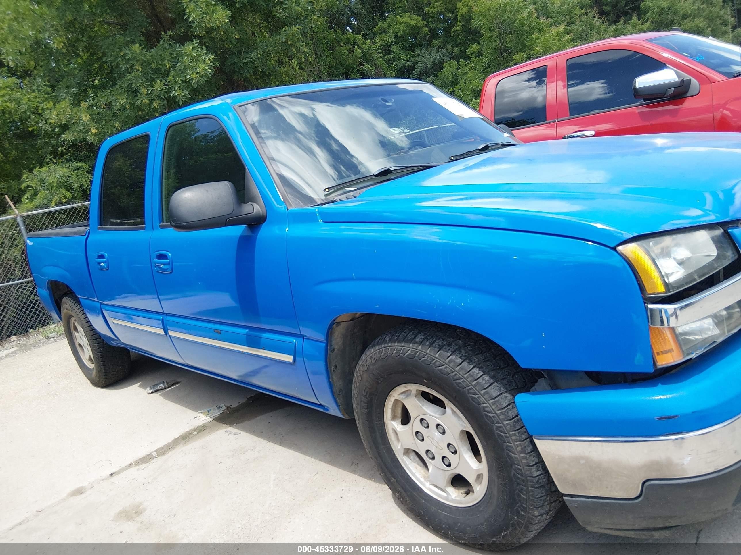 2004 Chevrolet Silverado 1500 Ls Blue vin: 2GCEC13T841421144