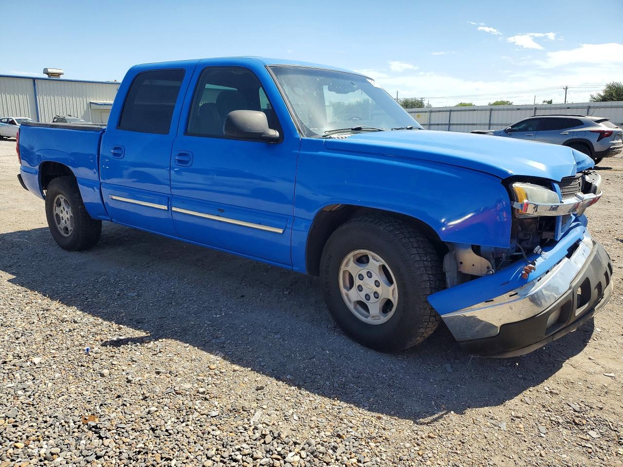 2004 Chevrolet Silverado C1500 Blue vin: 2GCEC13T841421144