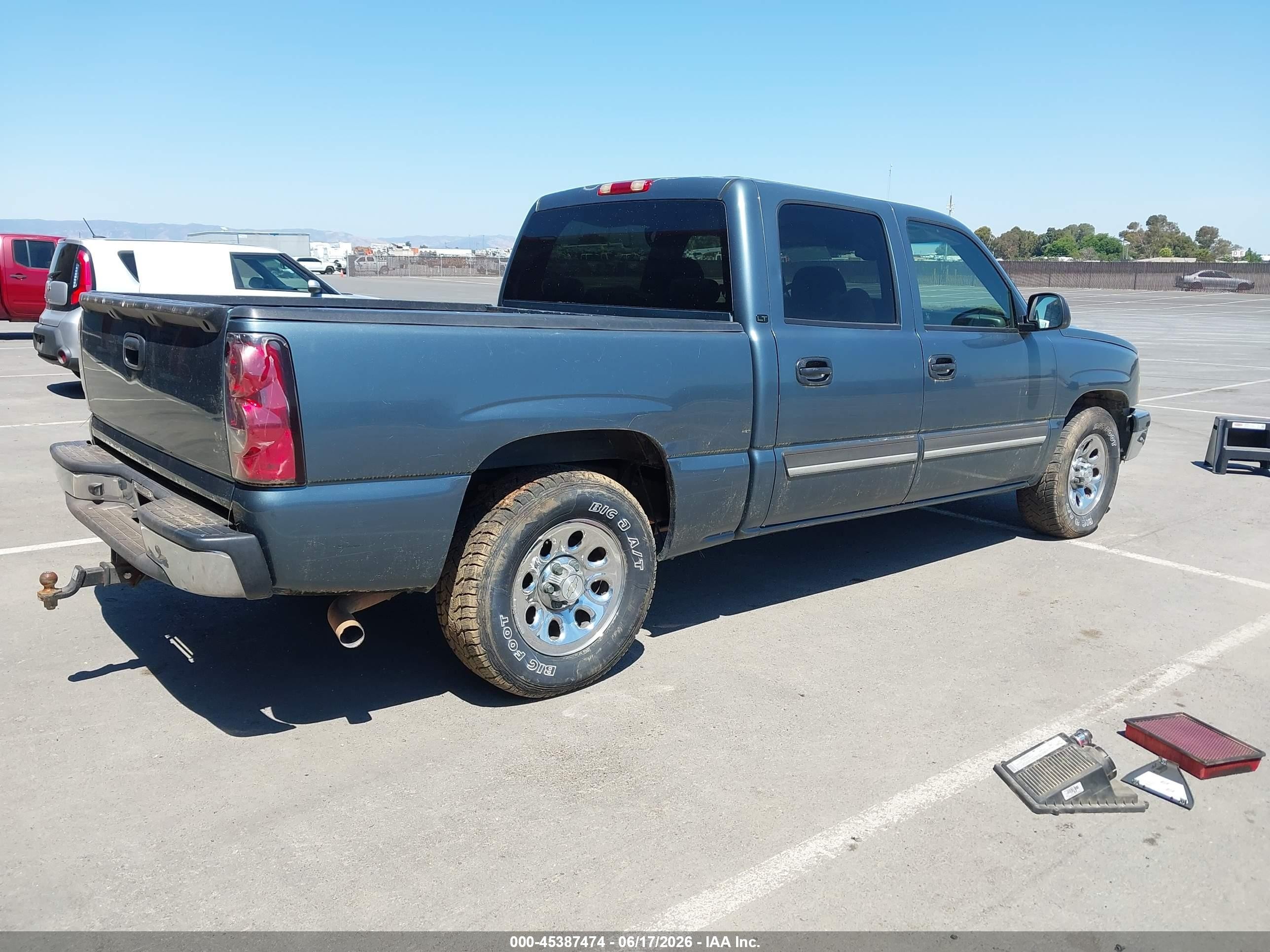 2006 Chevrolet Silverado 1500 Lt2 Blue vin: 2GCEC13T861231184