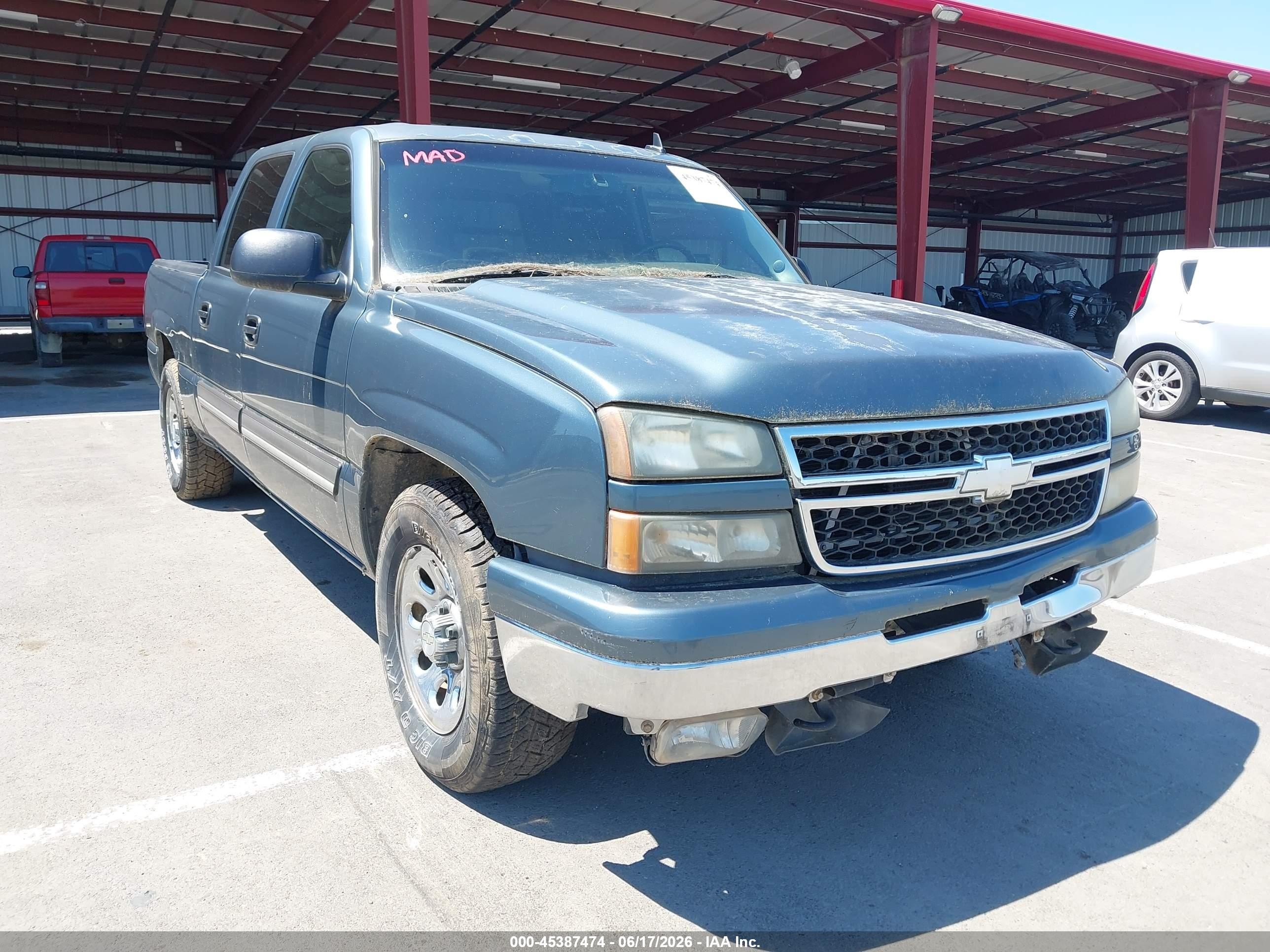 2006 Chevrolet Silverado 1500 Lt2 Blue vin: 2GCEC13T861231184