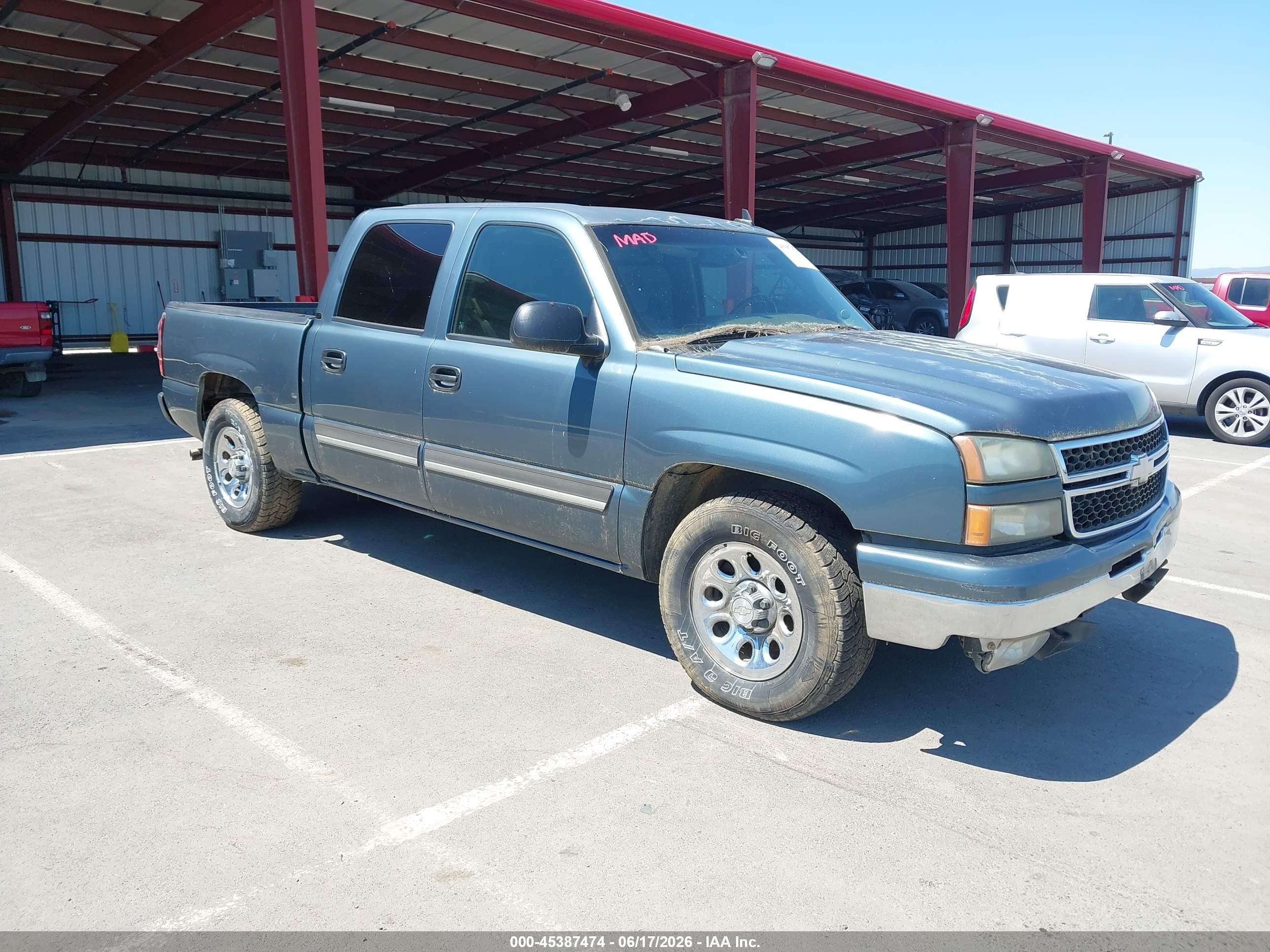 2006 Chevrolet Silverado 1500 Lt2 Blue vin: 2GCEC13T861231184
