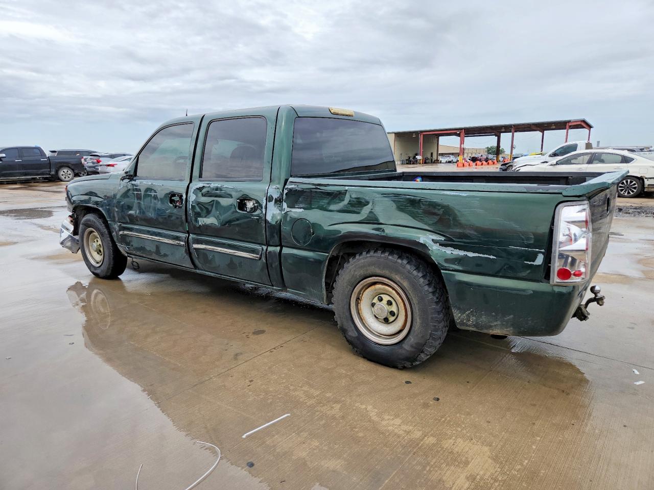 2005 Chevrolet Silverado C1500 Green vin: 2GCEC13T951231483