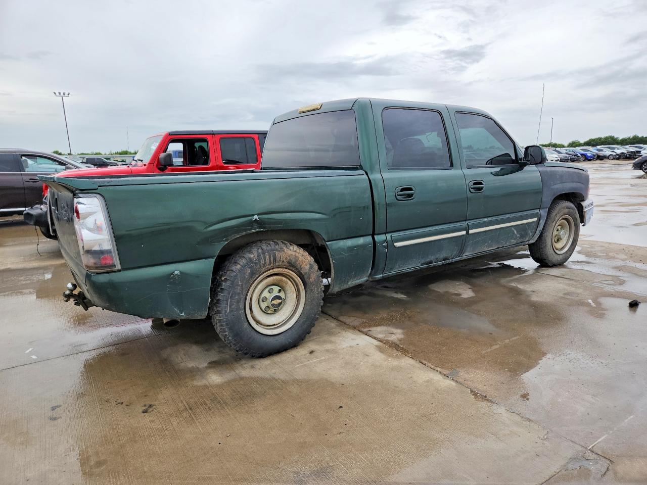 2005 Chevrolet Silverado C1500 Green vin: 2GCEC13T951231483