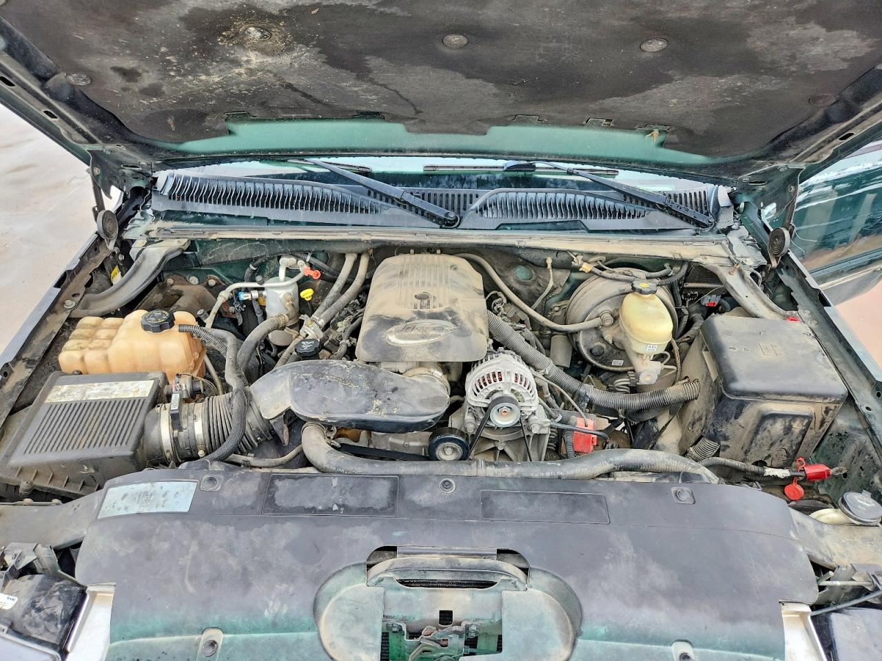 2005 Chevrolet Silverado C1500 Green vin: 2GCEC13T951231483