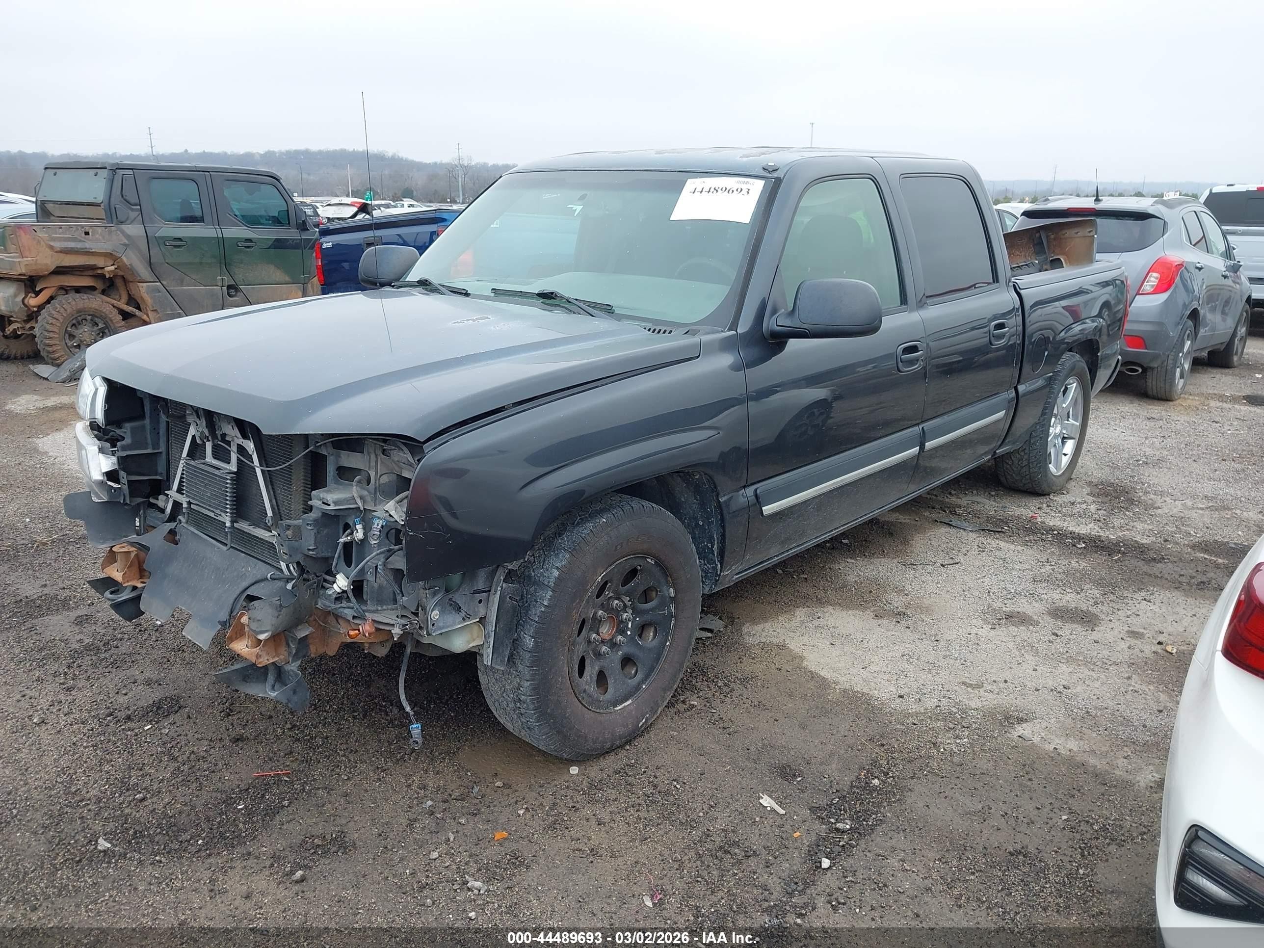 2005 Chevrolet Silverado 1500 Ls Gray vin: 2GCEC13T951233105
