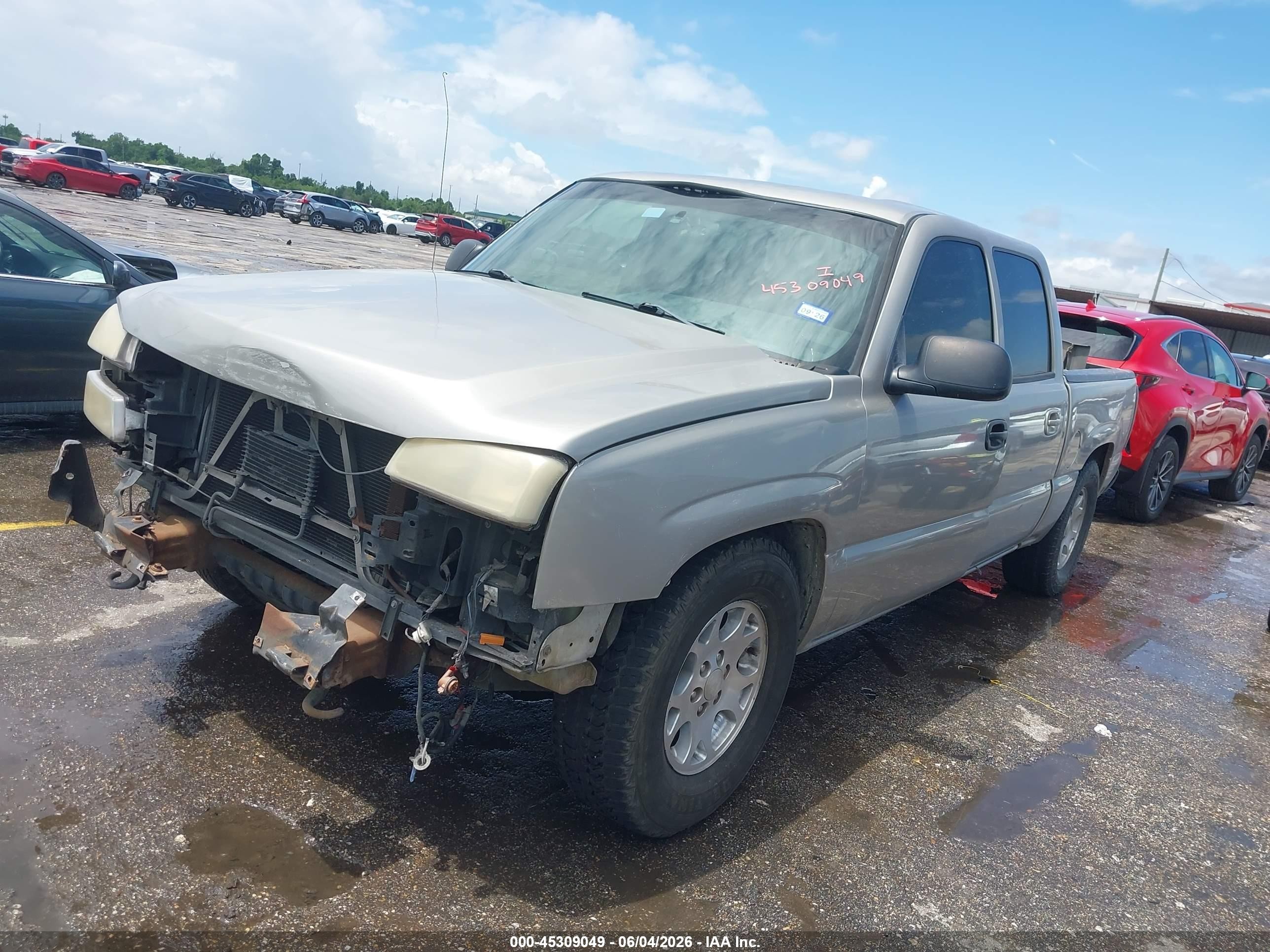2005 Chevrolet Silverado 1500 Ls Silver vin: 2GCEC13T951293613