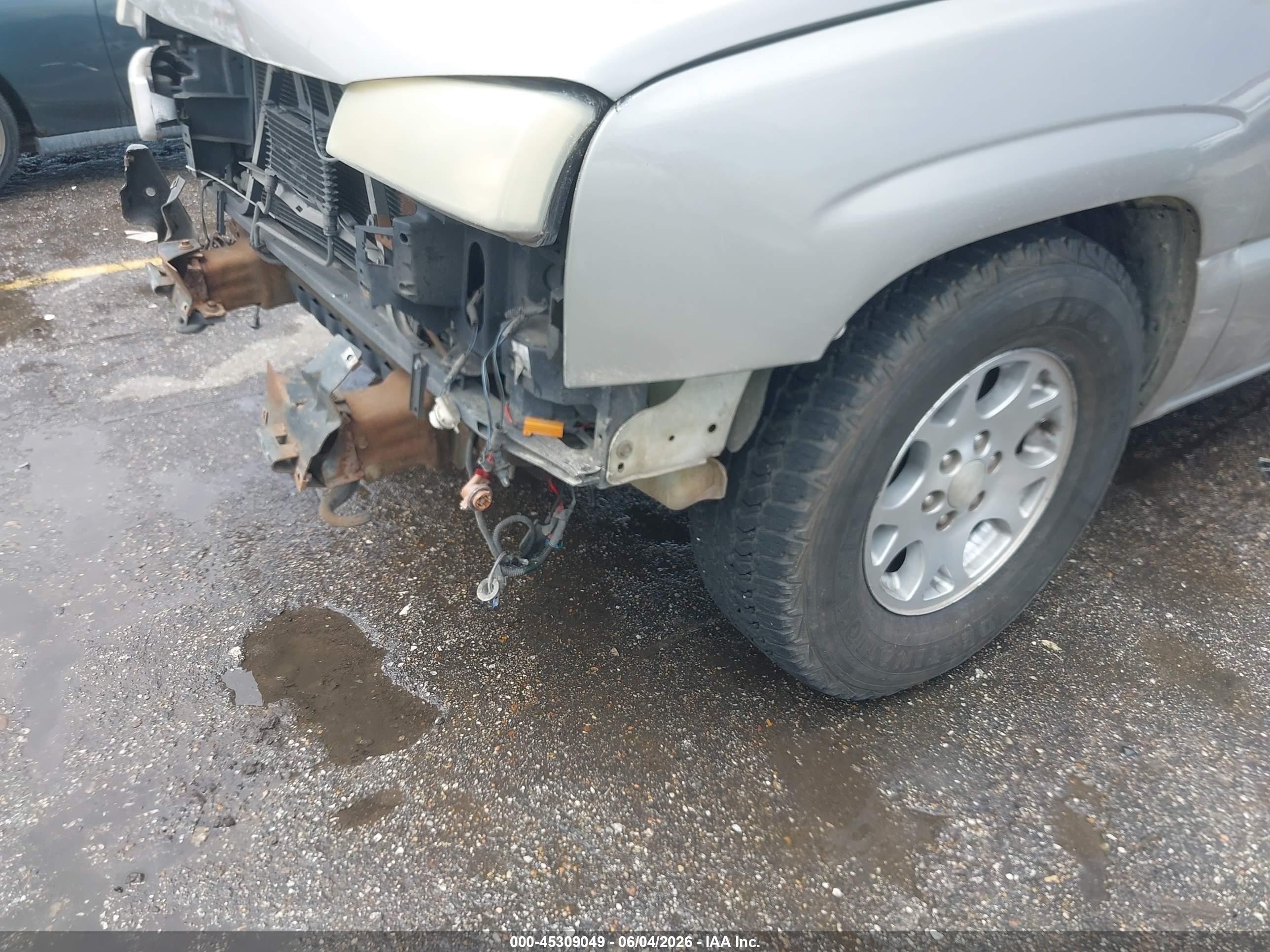2005 Chevrolet Silverado 1500 Ls Silver vin: 2GCEC13T951293613