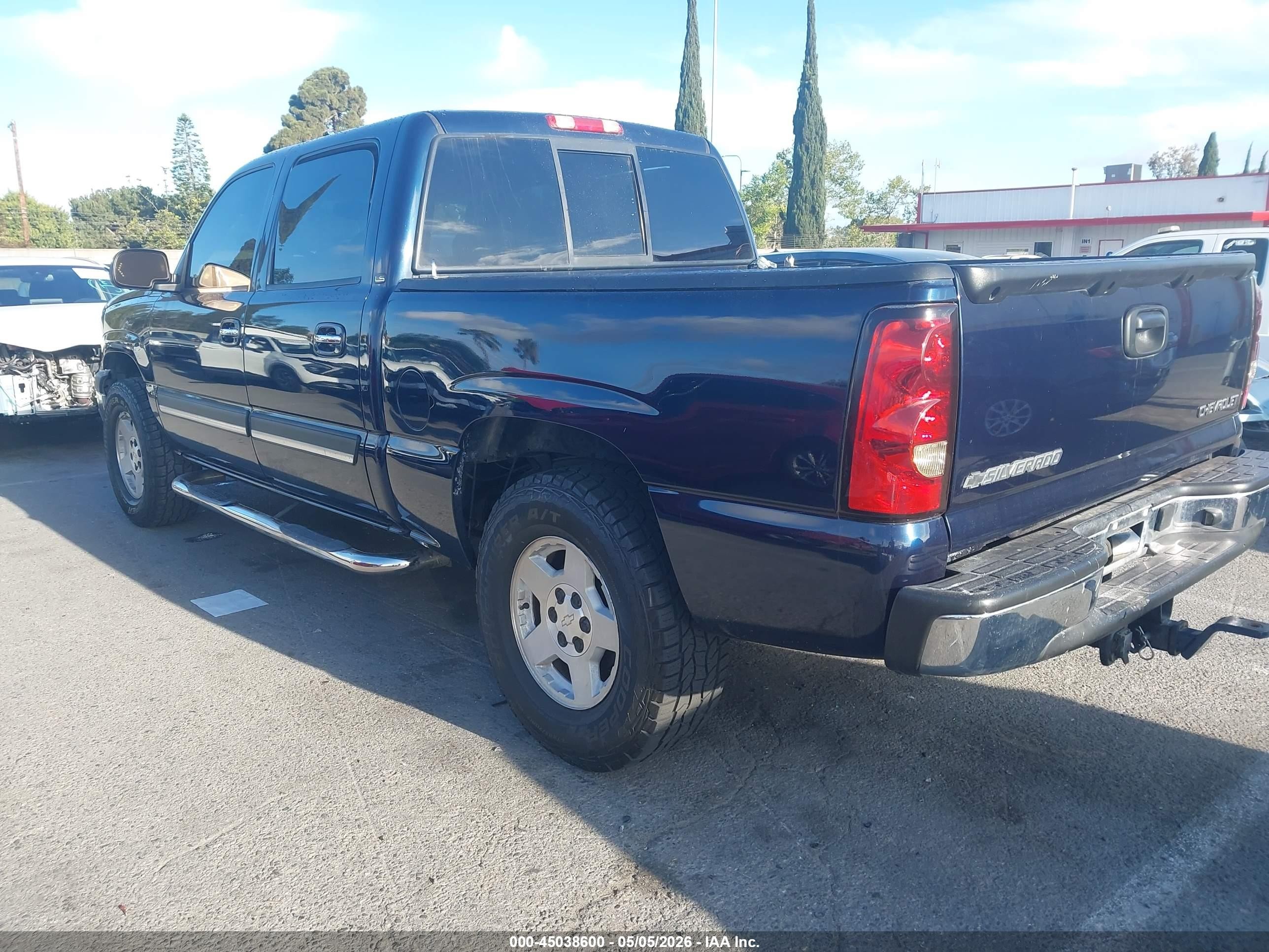 2005 Chevrolet Silverado 1500 Ls Dark Blue vin: 2GCEC13T951319255
