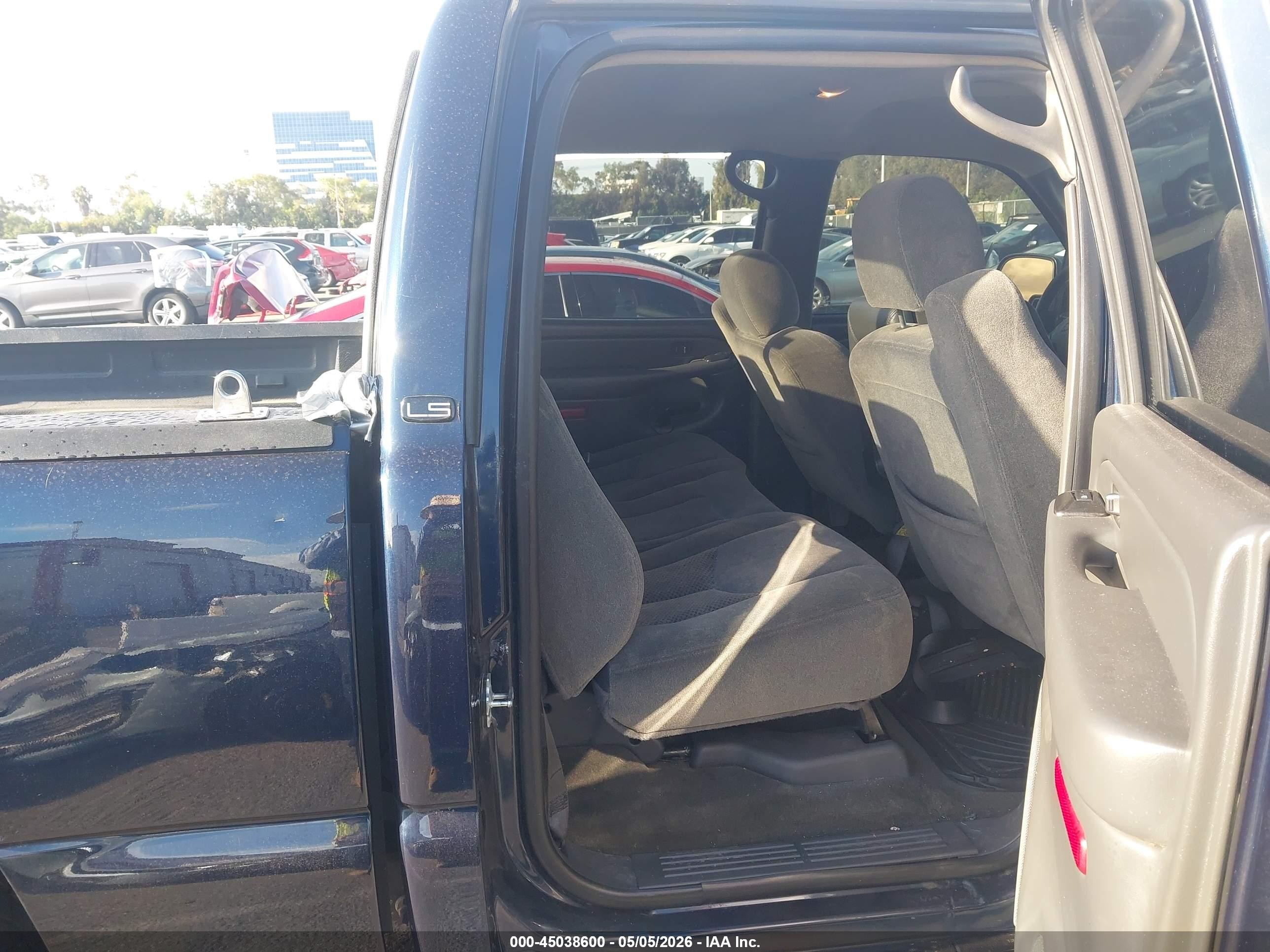 2005 Chevrolet Silverado 1500 Ls Dark Blue vin: 2GCEC13T951319255