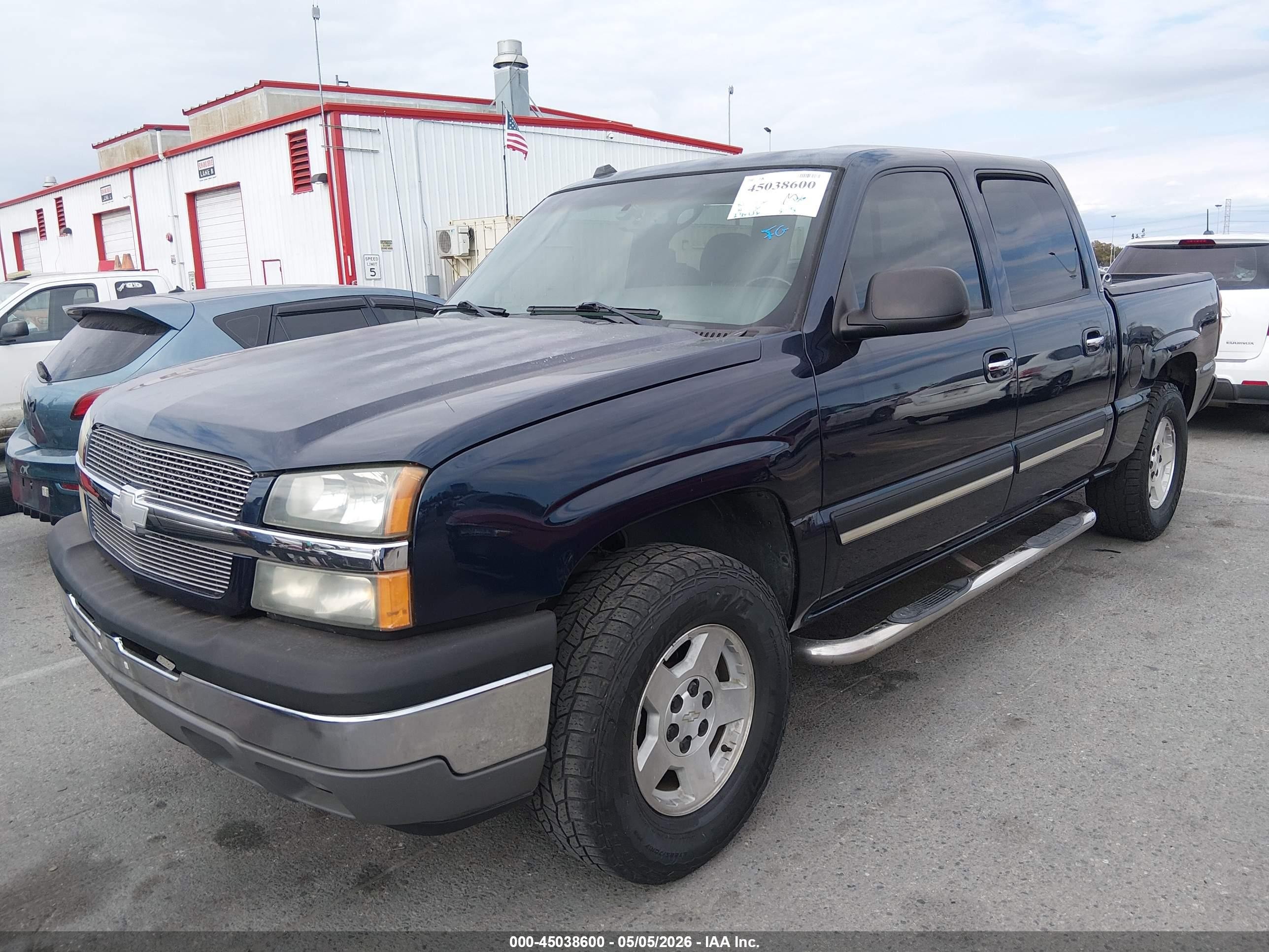 2005 Chevrolet Silverado 1500 Ls Dark Blue vin: 2GCEC13T951319255