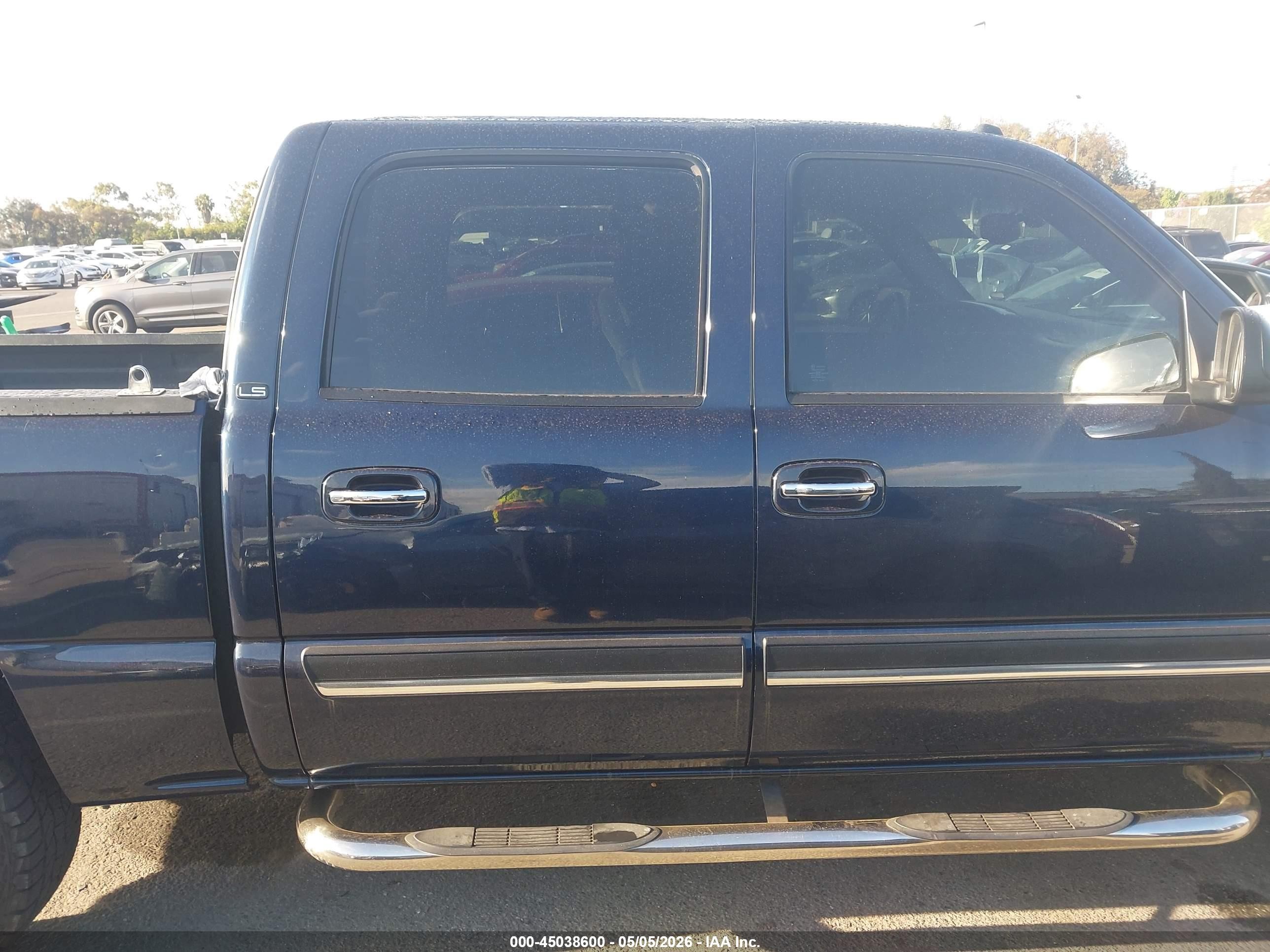 2005 Chevrolet Silverado 1500 Ls Dark Blue vin: 2GCEC13T951319255