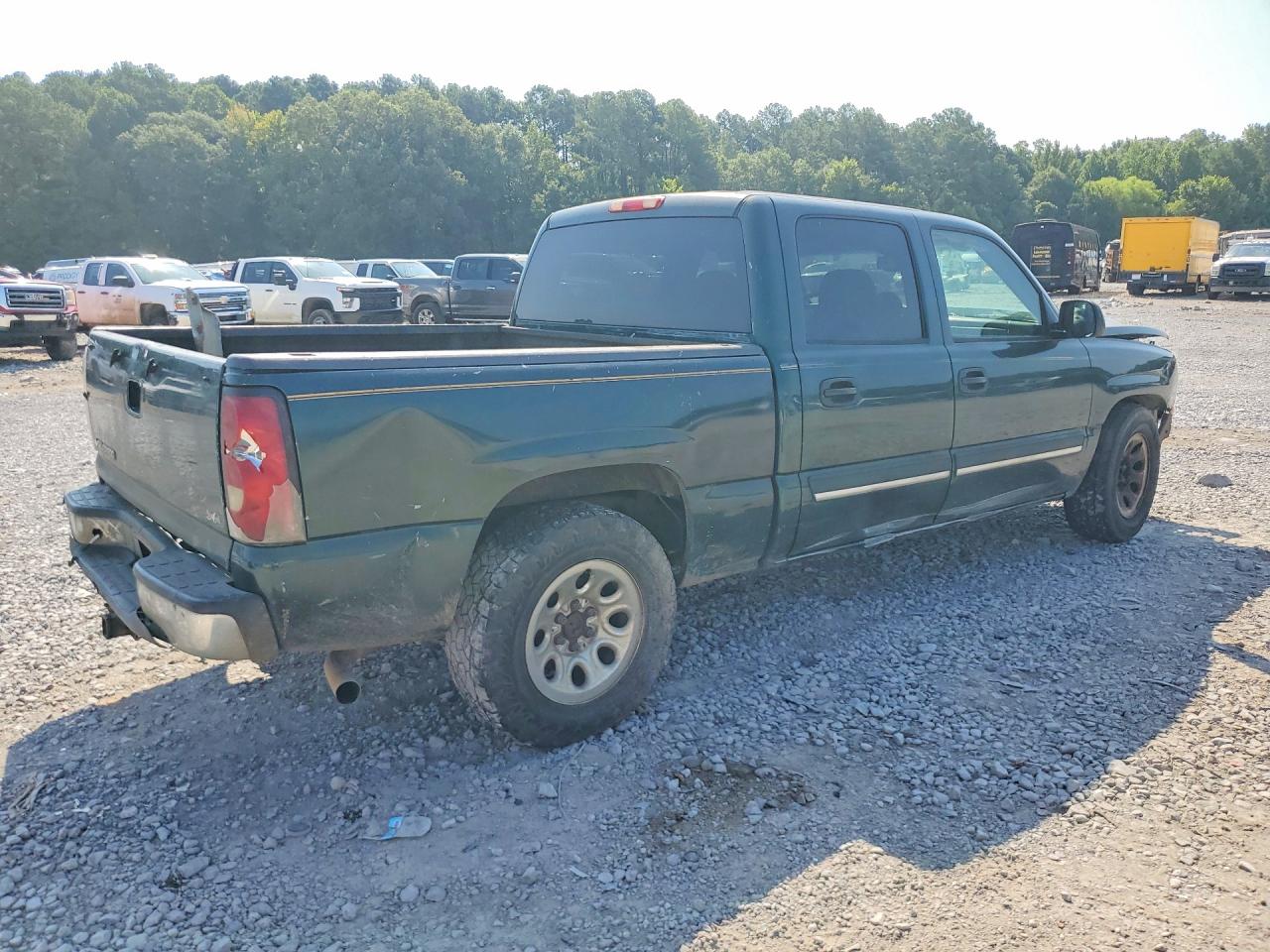 2006 Chevrolet Silverado C1500 Green vin: 2GCEC13T961160562