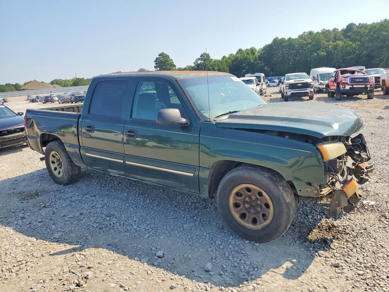 2006 Chevrolet Silverado C1500 Green vin: 2GCEC13T961160562
