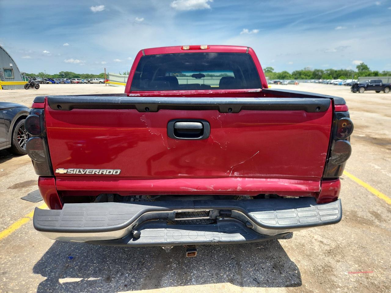 2006 Chevrolet Silverado Red vin: 2GCEC13T961242131