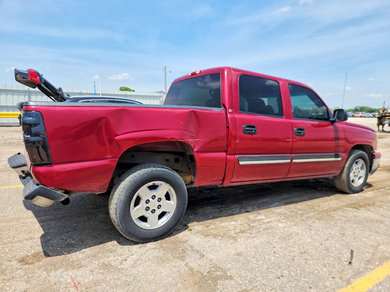 2006 Chevrolet Silverado Red vin: 2GCEC13T961242131