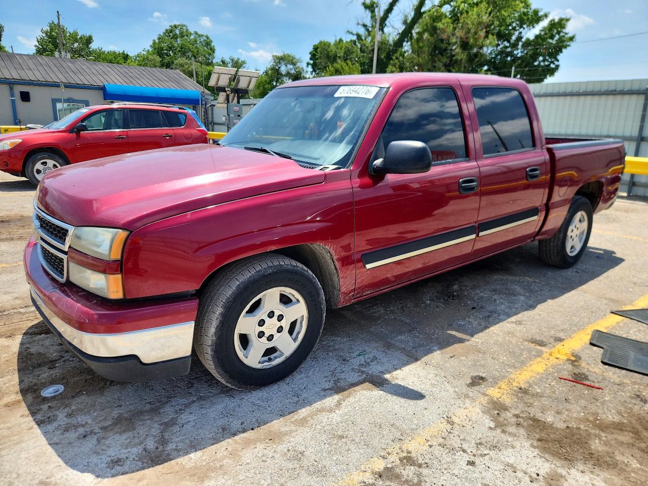 2006 Chevrolet Silverado Red vin: 2GCEC13T961242131