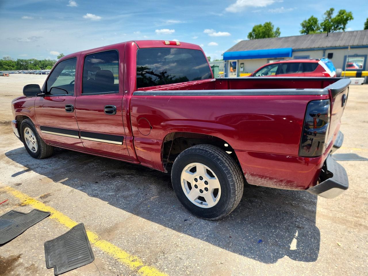 2006 Chevrolet Silverado Red vin: 2GCEC13T961242131