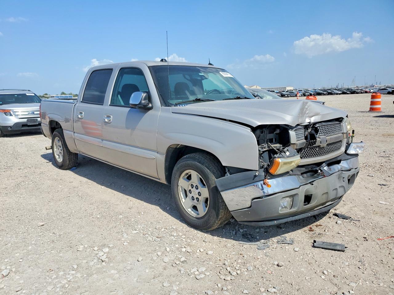 2005 Chevrolet Silverado C1500 Silver vin: 2GCEC13TX51186747