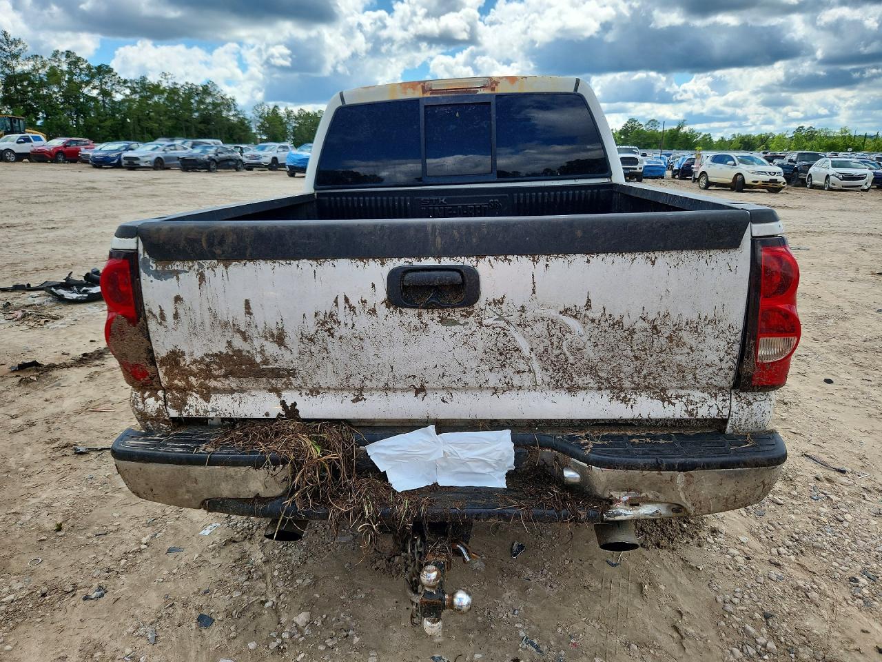 2005 Chevrolet Silverado C1500 Белый vin: 2GCEC13TX51206592