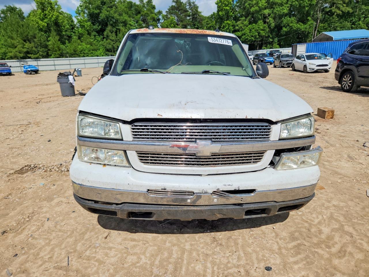 2005 Chevrolet Silverado C1500 Белый vin: 2GCEC13TX51206592