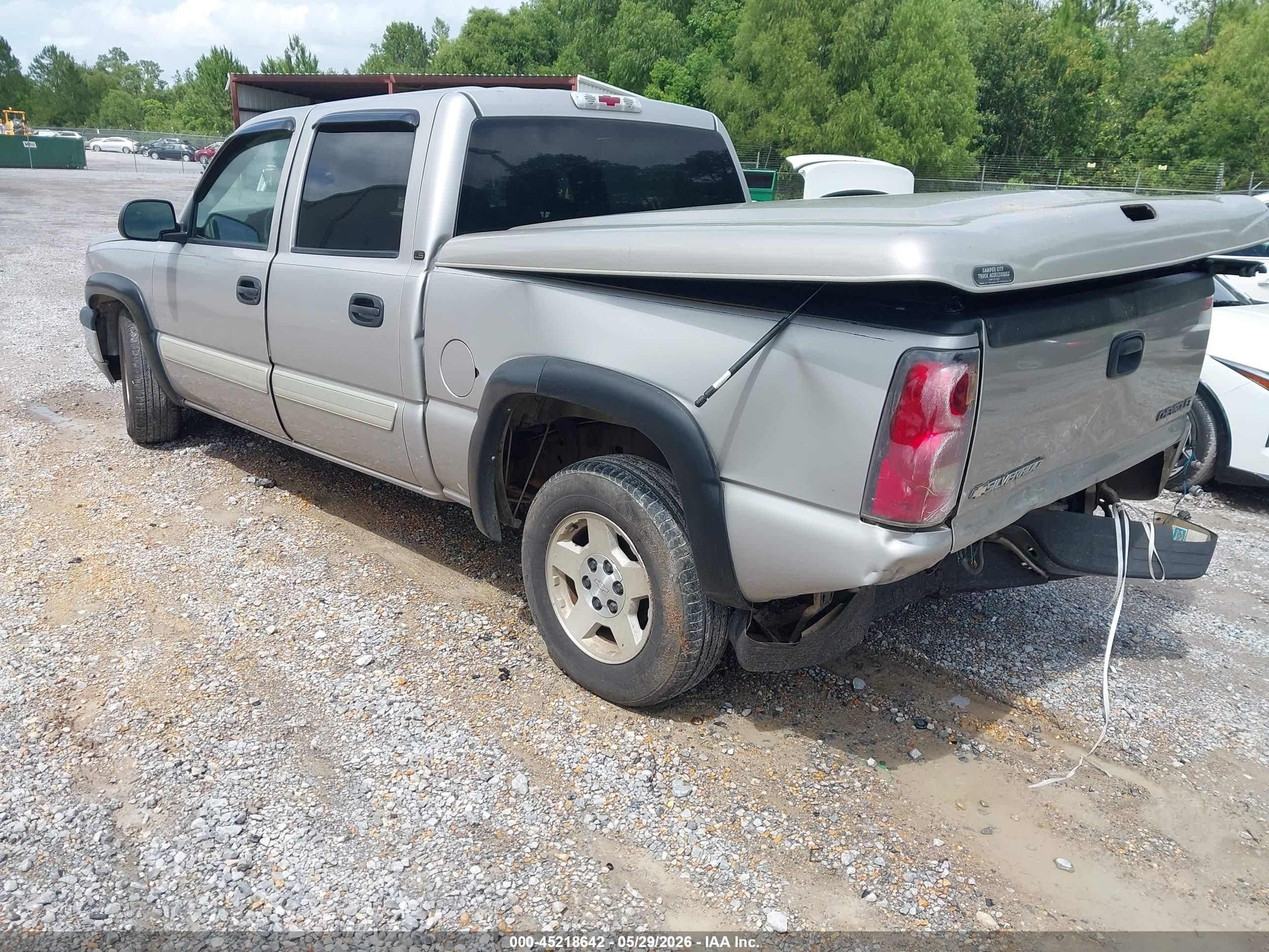 2005 Chevrolet Silverado 1500 Ls Silver vin: 2GCEC13TX51255517