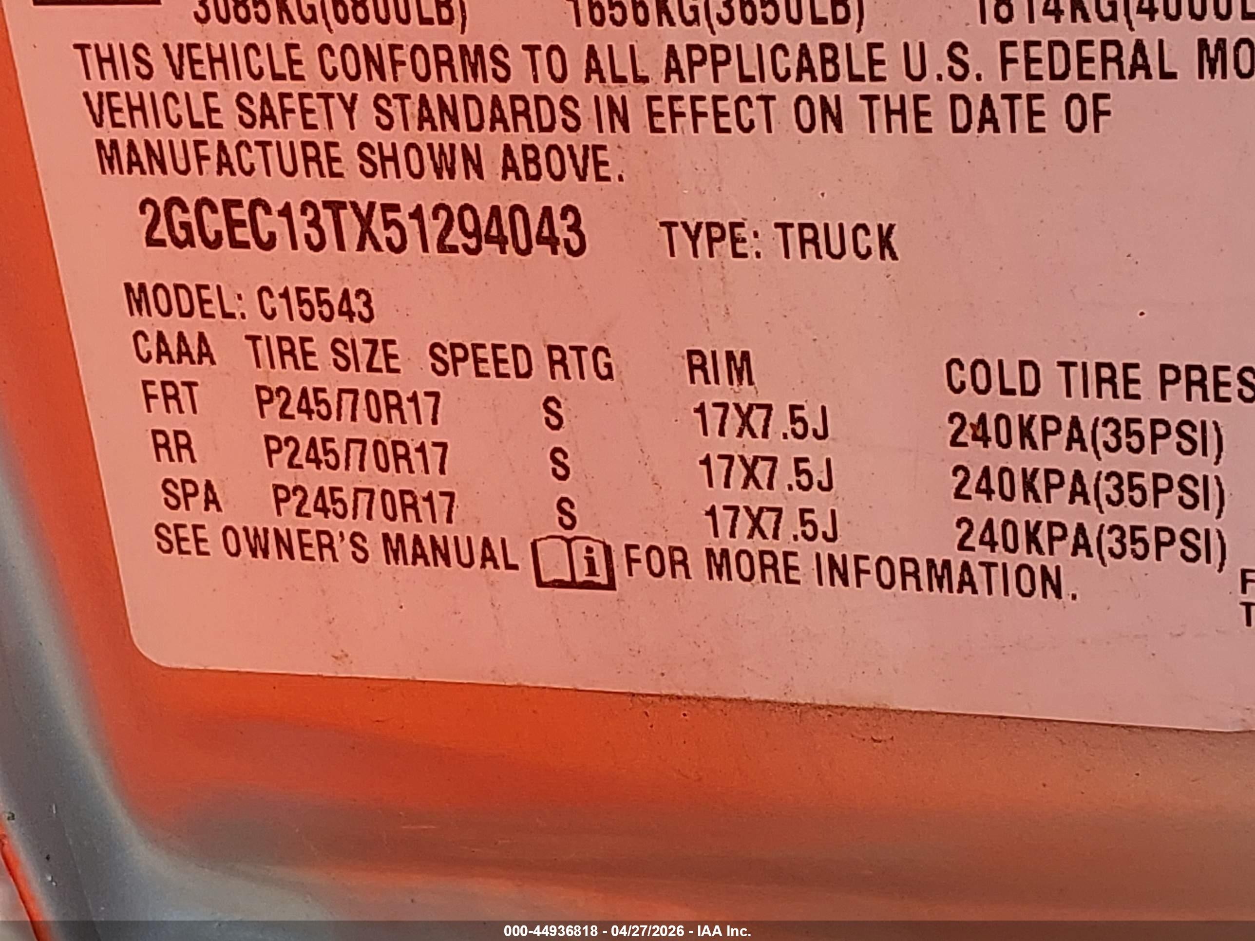 2005 Chevrolet Silverado 1500 Ls Silver vin: 2GCEC13TX51294043