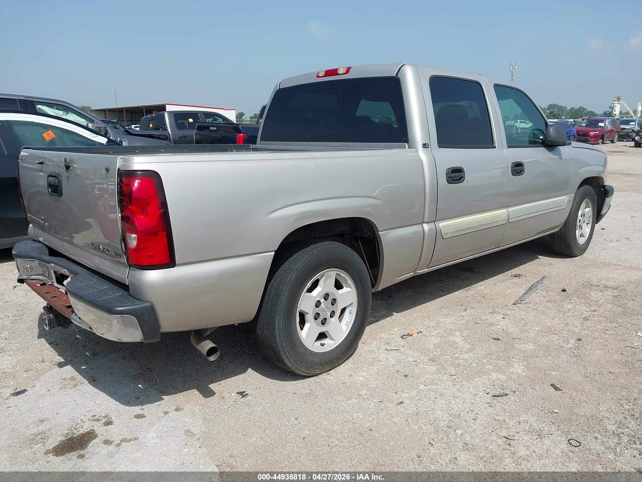 2005 Chevrolet Silverado 1500 Ls Silver vin: 2GCEC13TX51294043