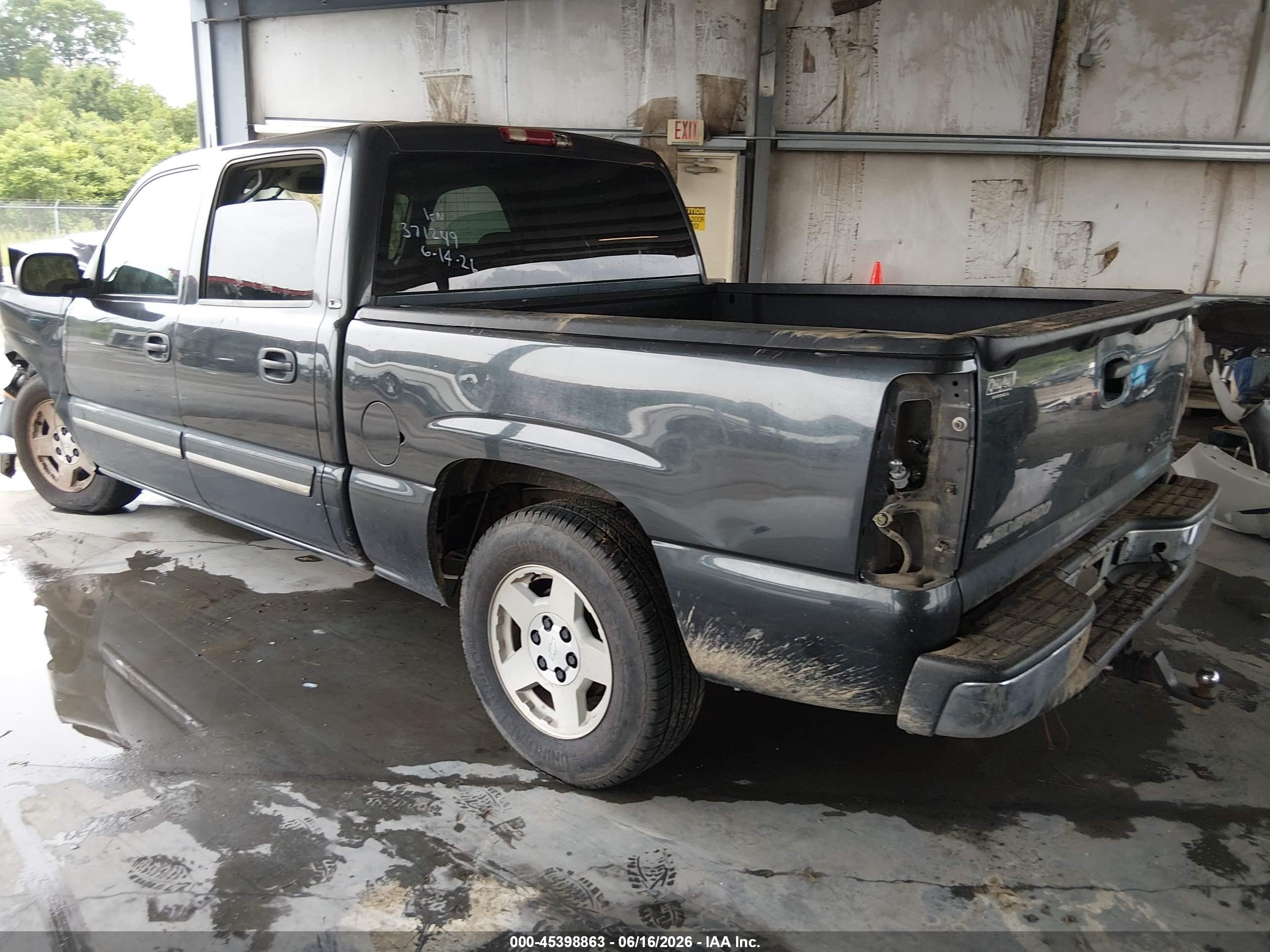 2005 Chevrolet Silverado 1500 Ls Gray vin: 2GCEC13TX51371249