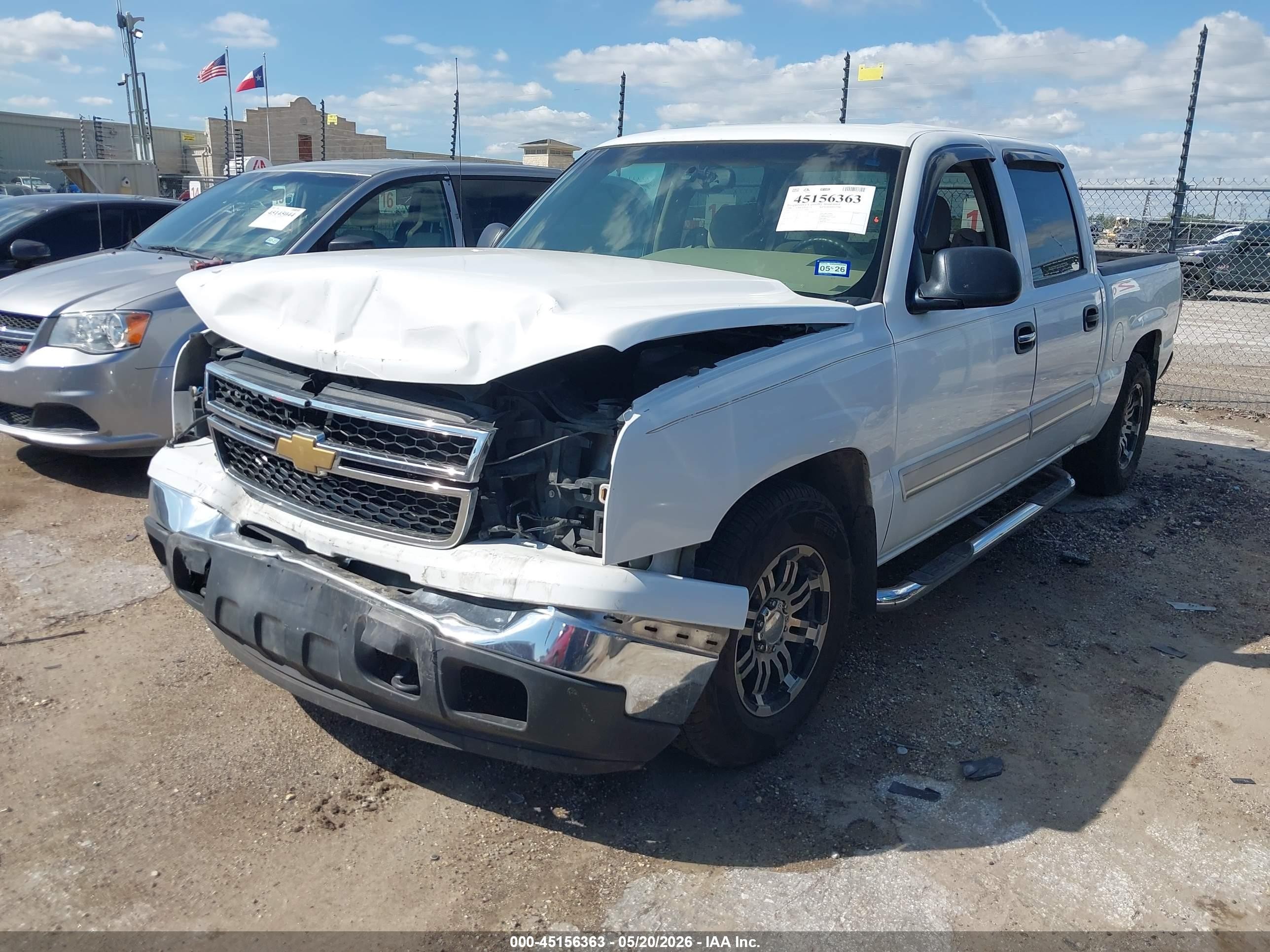 2006 Chevrolet Silverado 1500 Lt1 White vin: 2GCEC13TX61119809