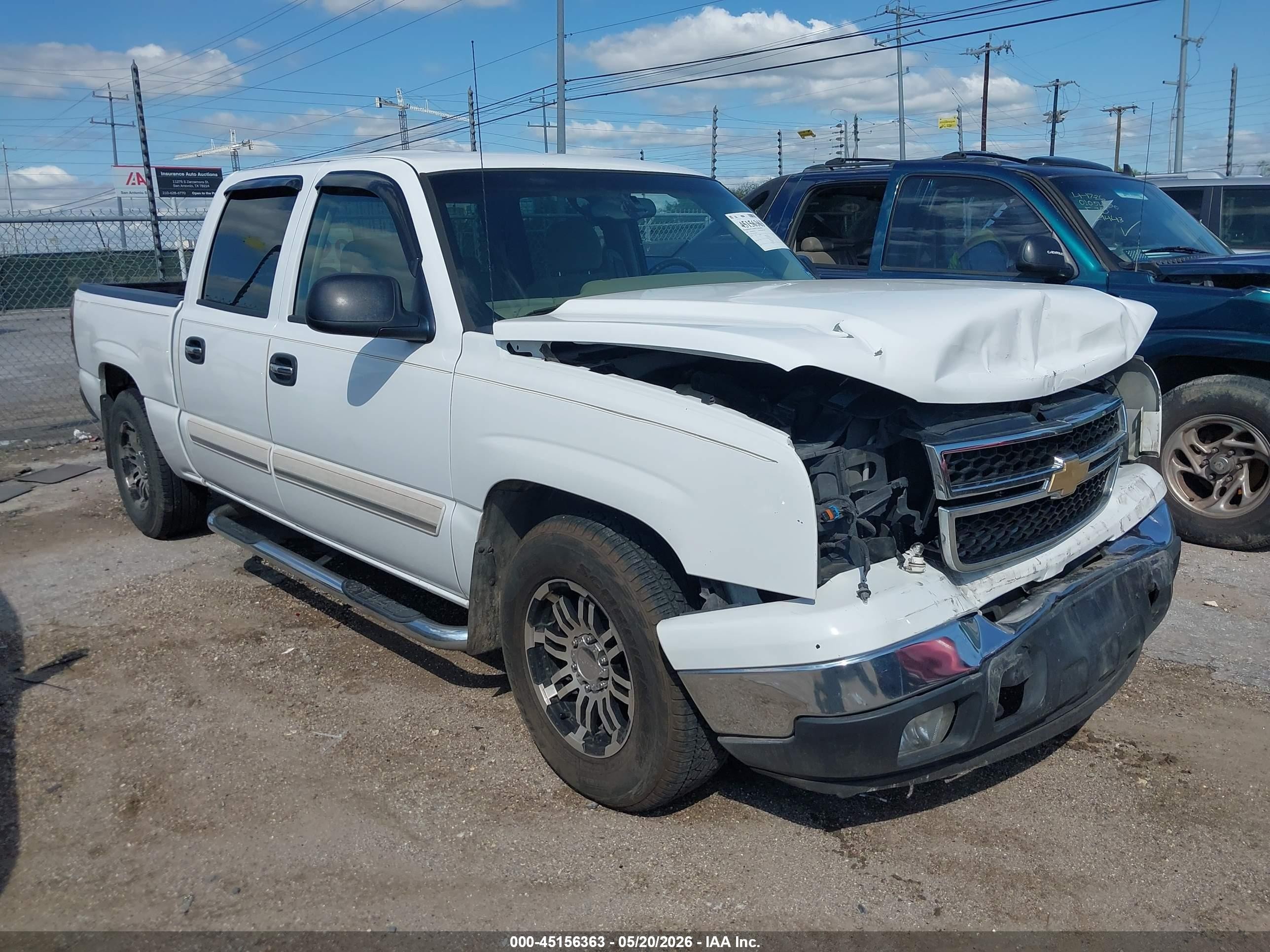 2006 Chevrolet Silverado 1500 Lt1 White vin: 2GCEC13TX61119809