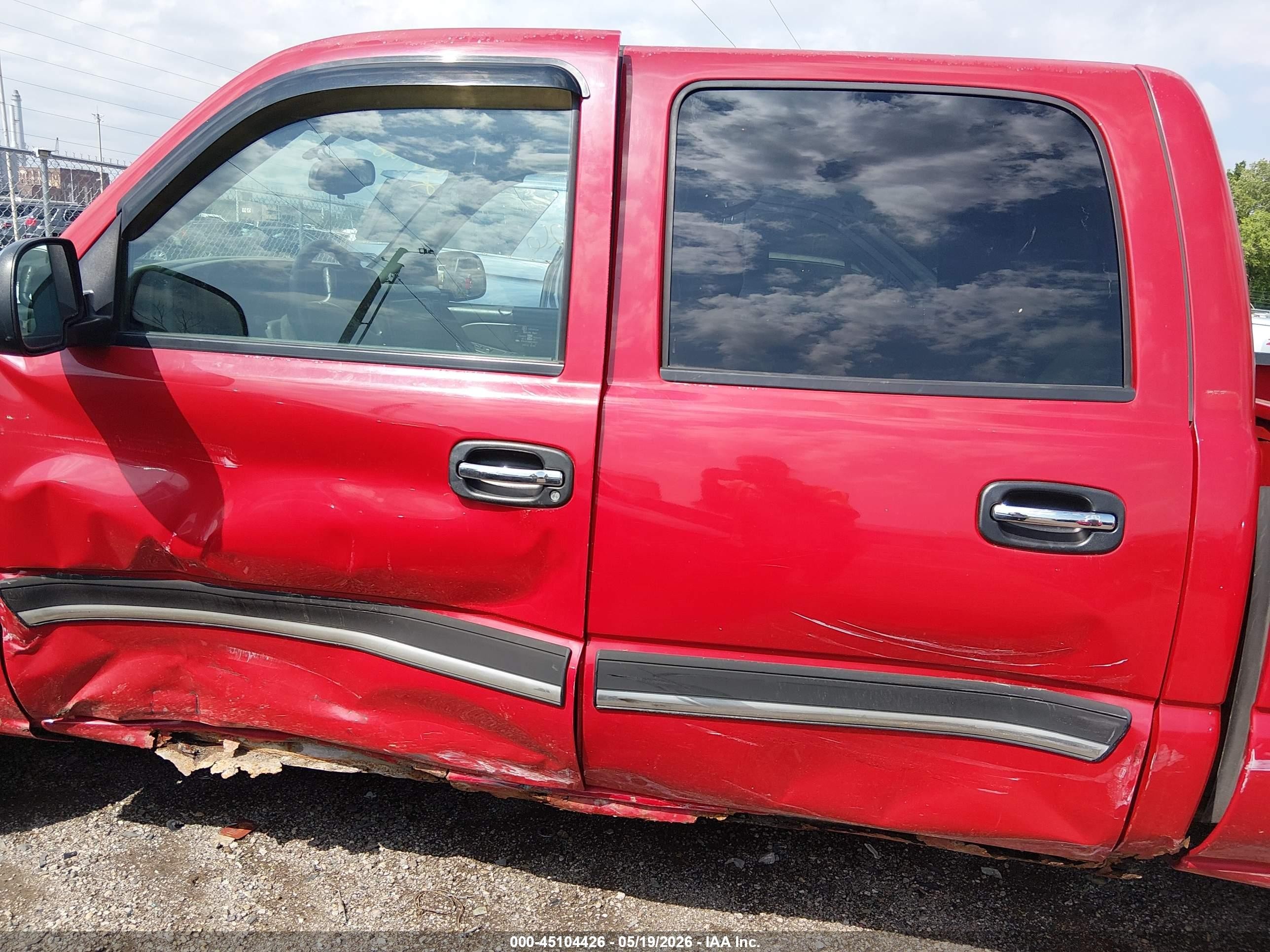 2006 Chevrolet Silverado 1500 Ls Red vin: 2GCEC13V061248000
