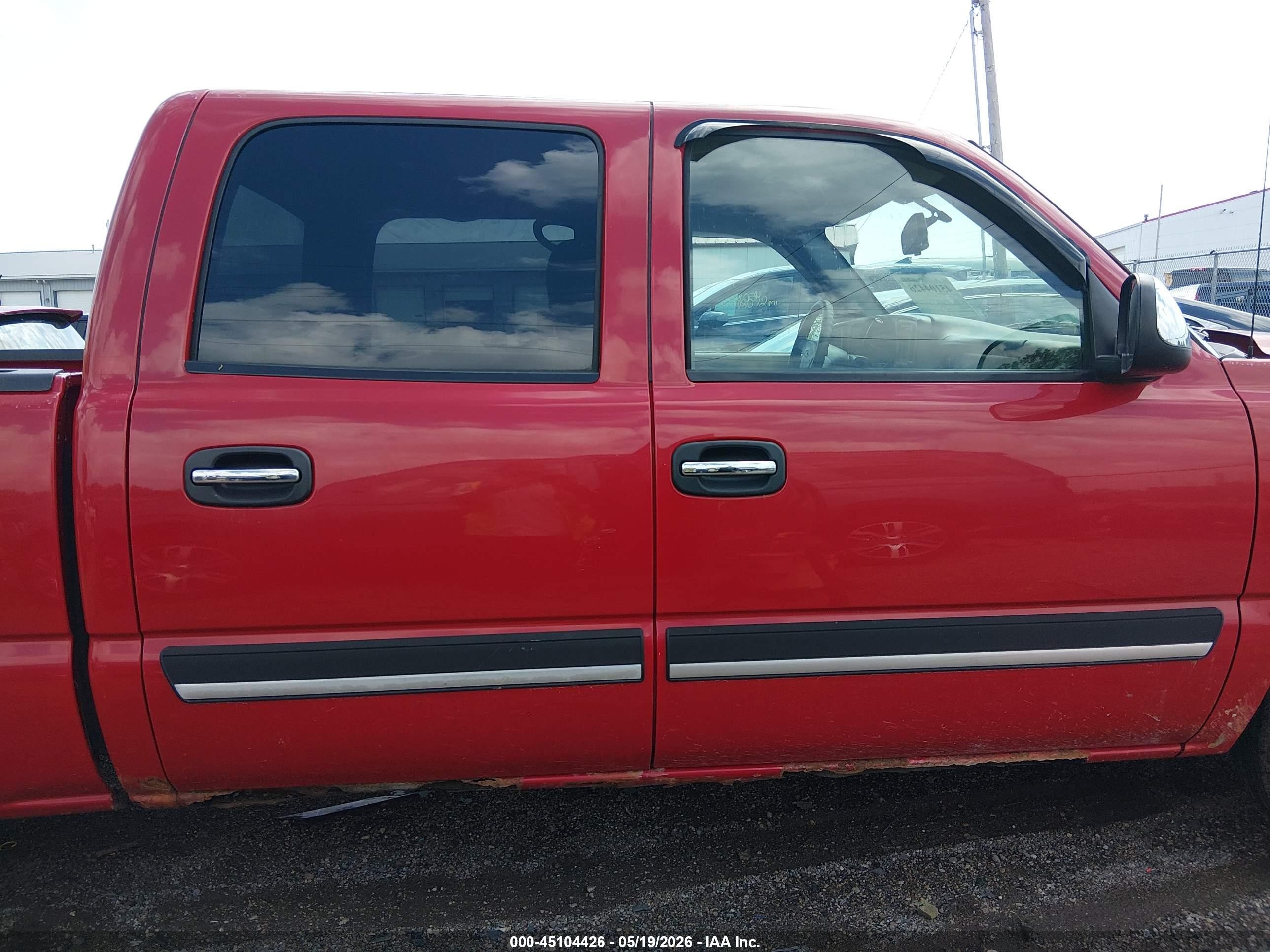 2006 Chevrolet Silverado 1500 Ls Red vin: 2GCEC13V061248000