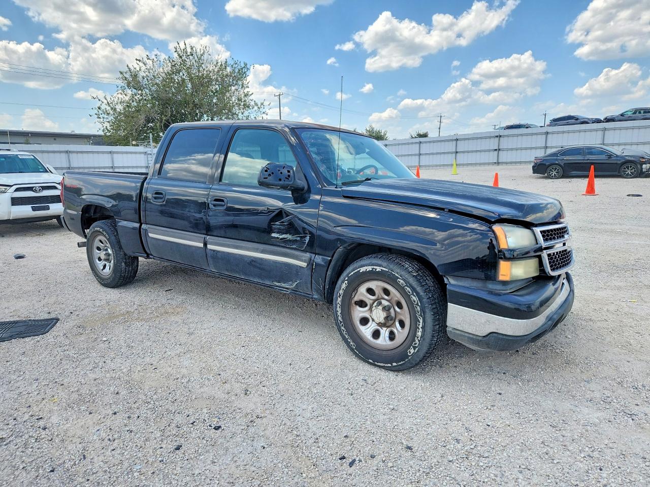 2007 Chevrolet Silverado C1500 Classic Crew Cab Black vin: 2GCEC13V071139859