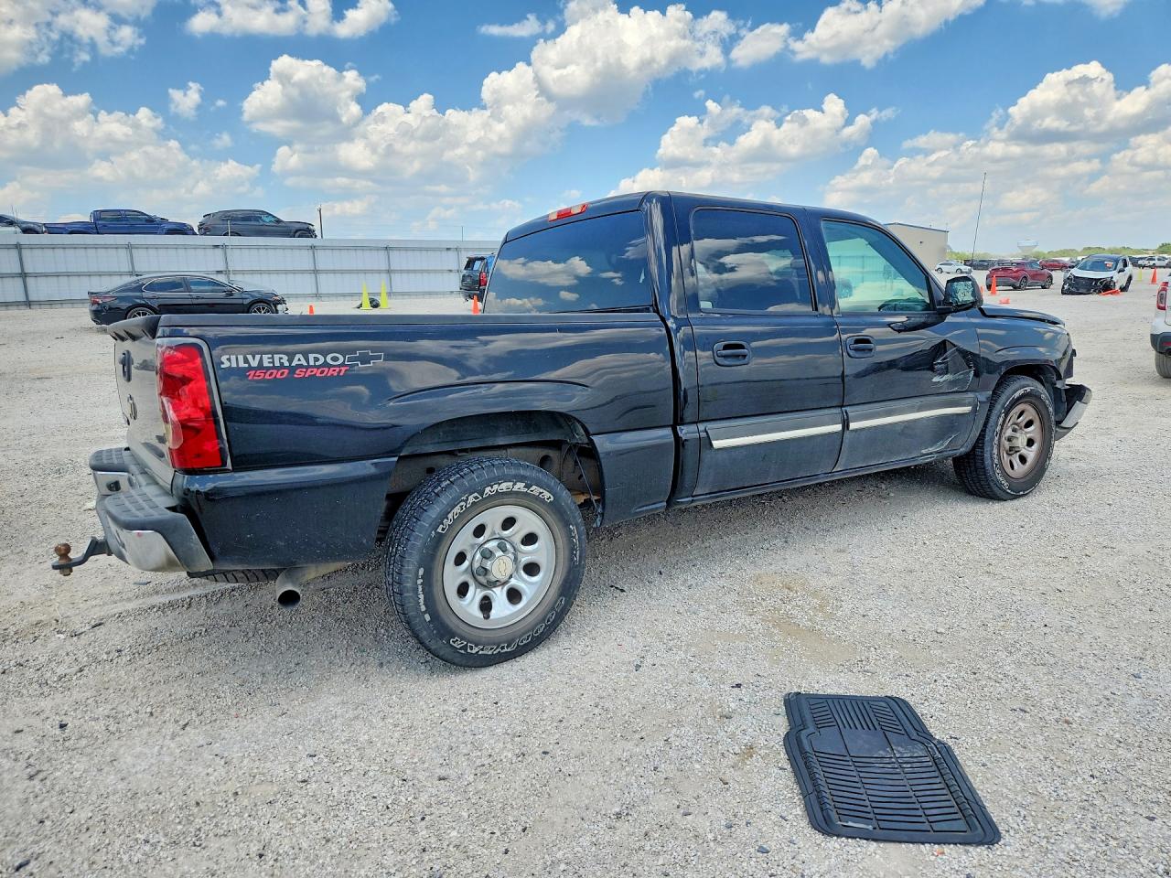 2007 Chevrolet Silverado C1500 Classic Crew Cab Black vin: 2GCEC13V071139859