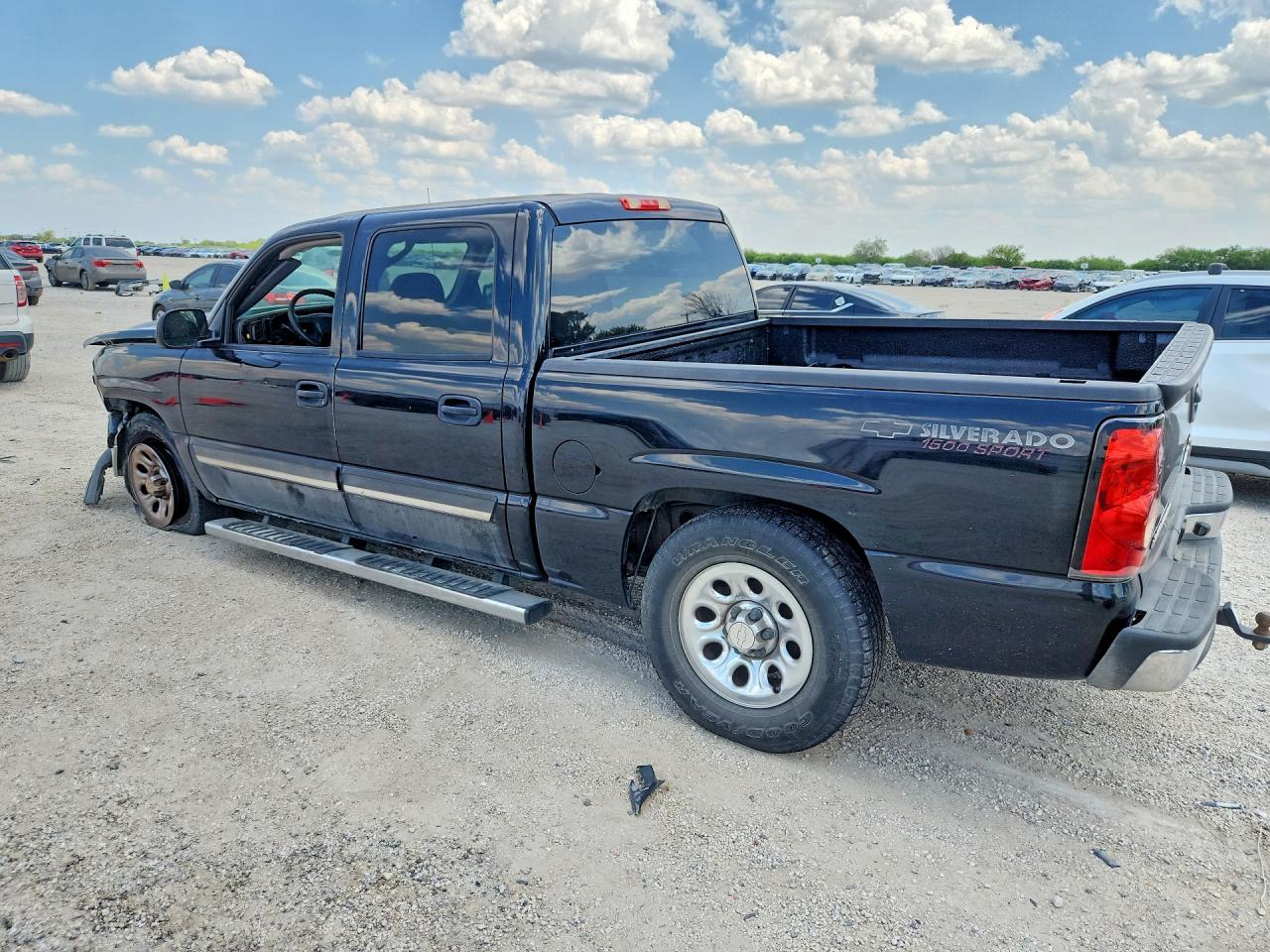 2007 Chevrolet Silverado C1500 Classic Crew Cab Black vin: 2GCEC13V071139859