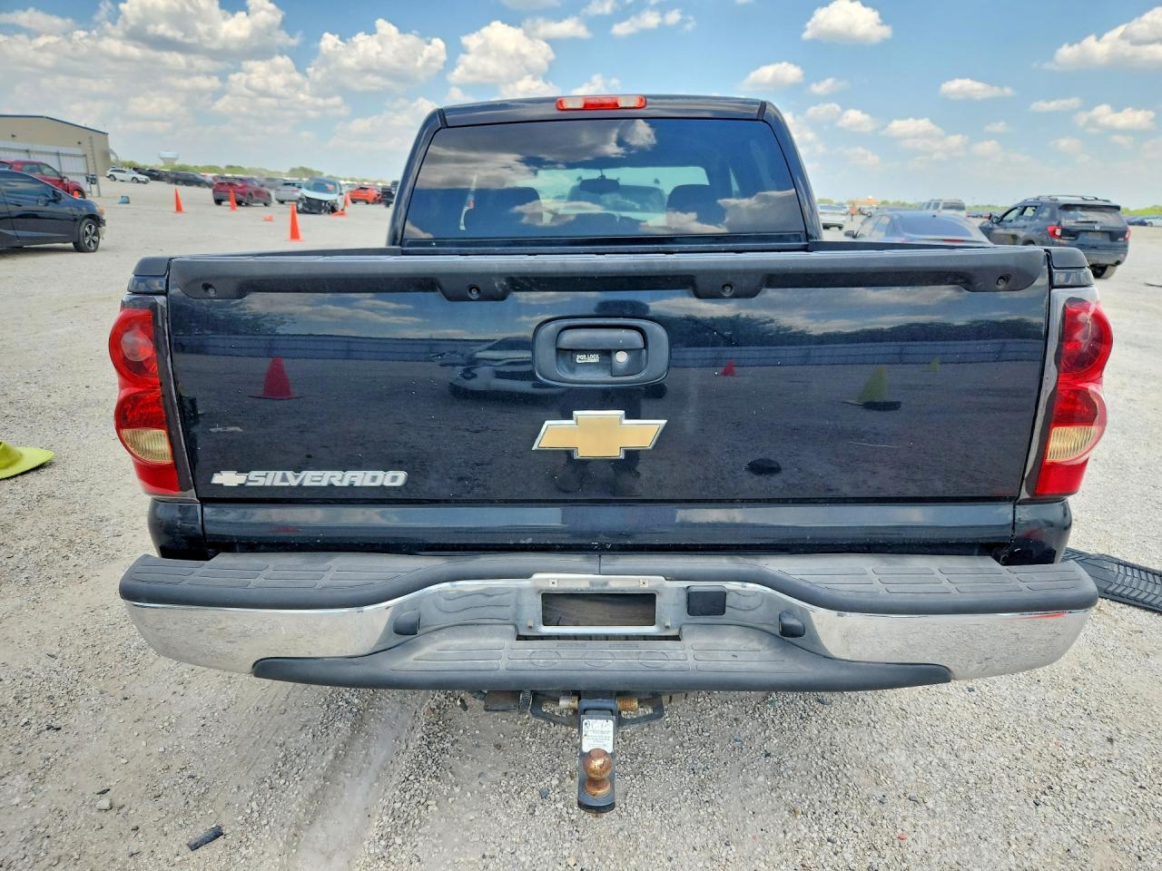 2007 Chevrolet Silverado C1500 Classic Crew Cab Black vin: 2GCEC13V071139859