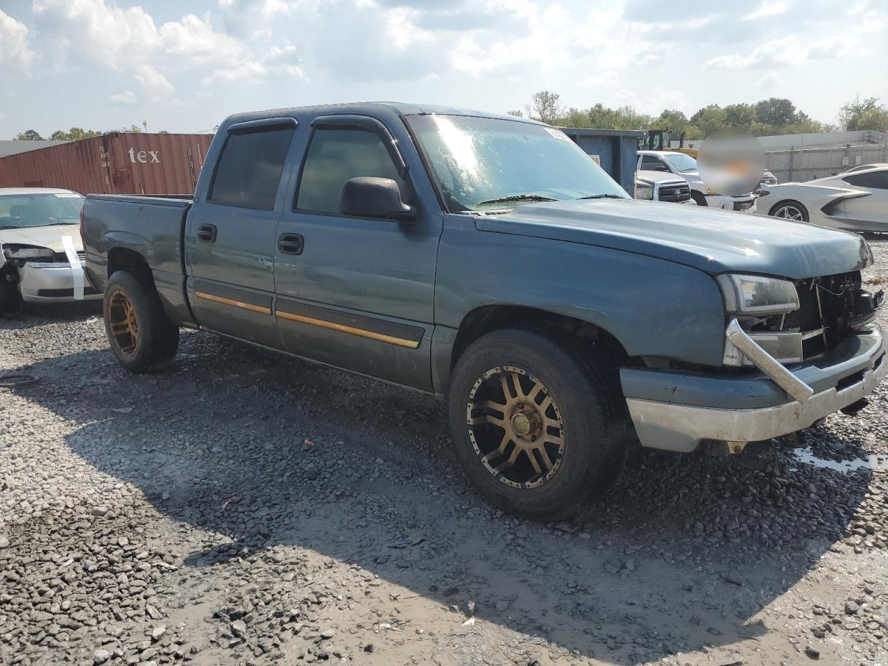 2006 Chevrolet Silverado C1500 Blue vin: 2GCEC13V161226071