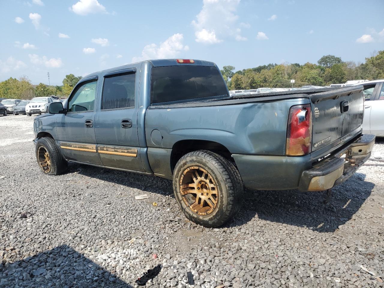 2006 Chevrolet Silverado C1500 Blue vin: 2GCEC13V161226071