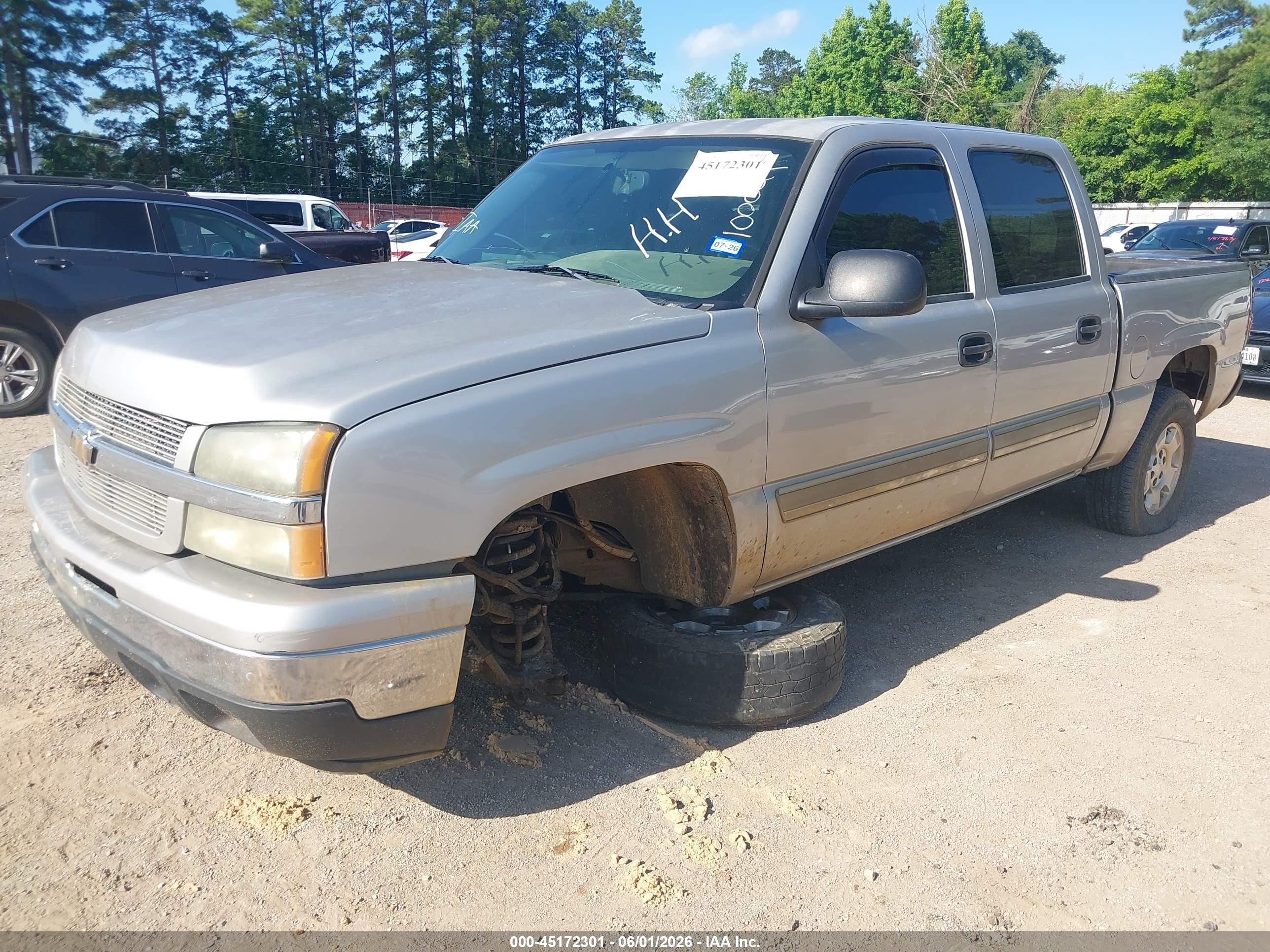2007 Chevrolet Silverado 1500 Classic Ls Silver vin: 2GCEC13V171100021