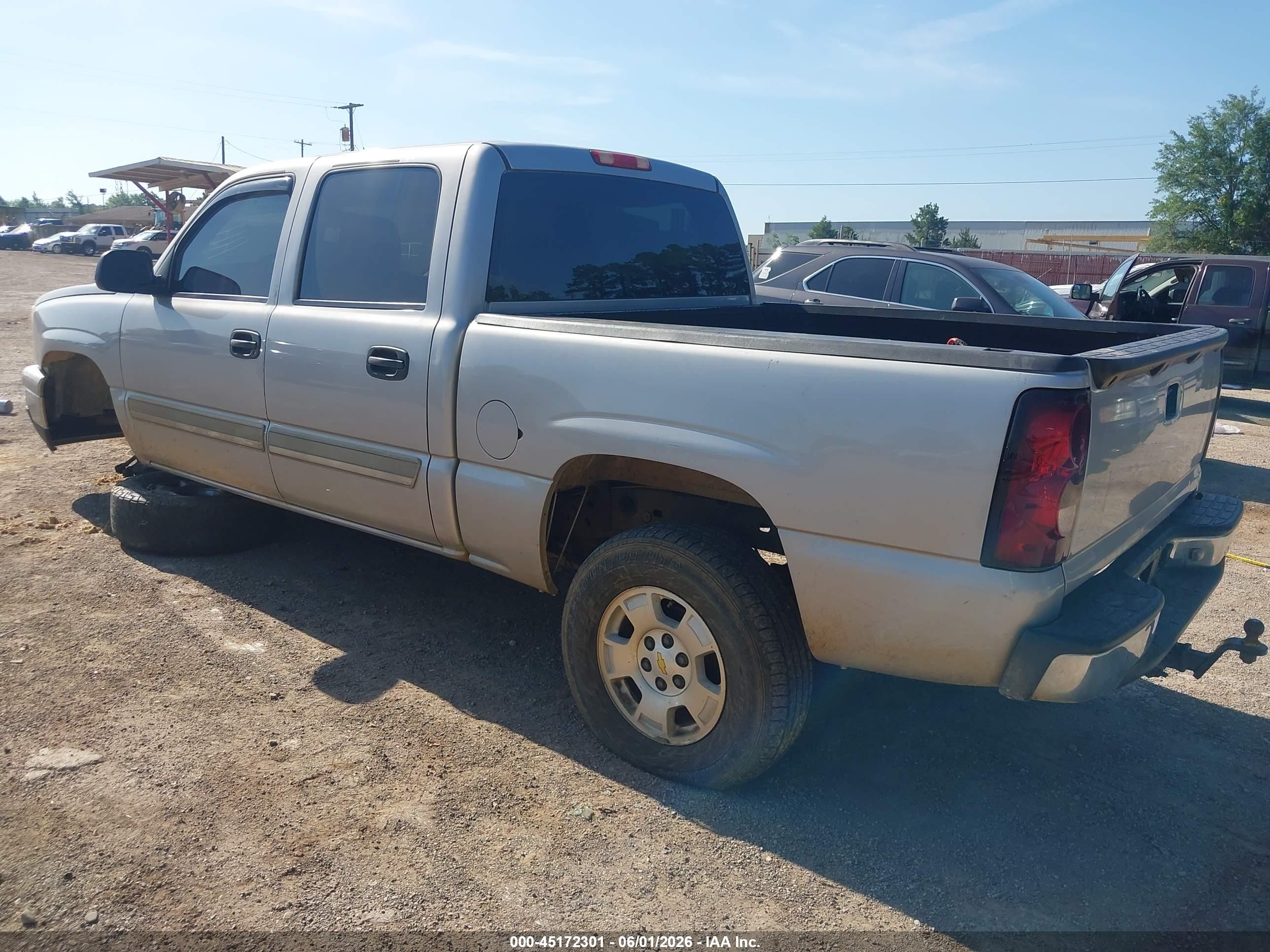 2007 Chevrolet Silverado 1500 Classic Ls Silver vin: 2GCEC13V171100021