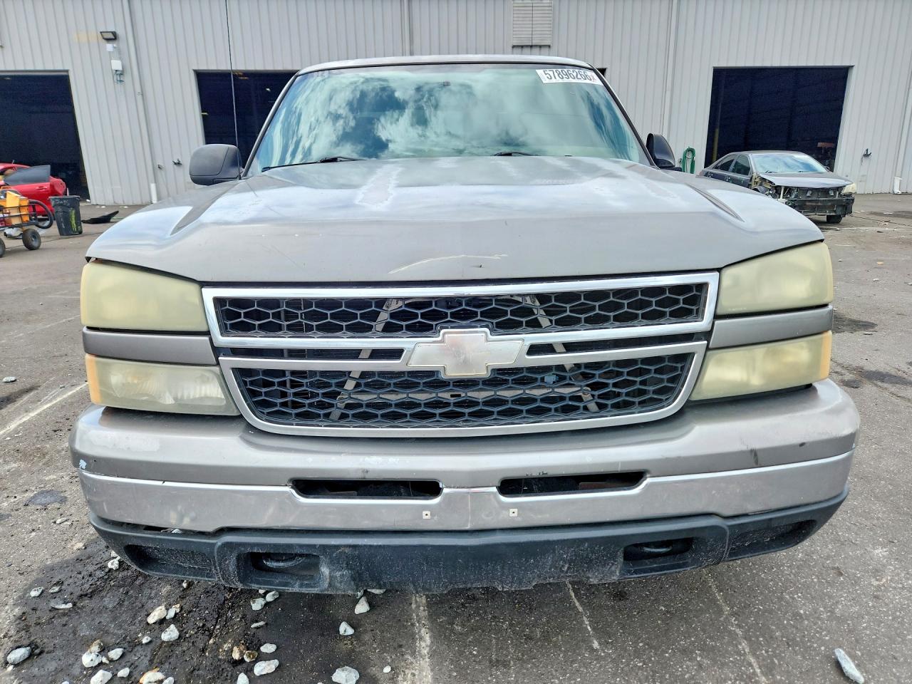 2007 Chevrolet Silverado C1500 Classic Crew Cab Gray vin: 2GCEC13V171163362