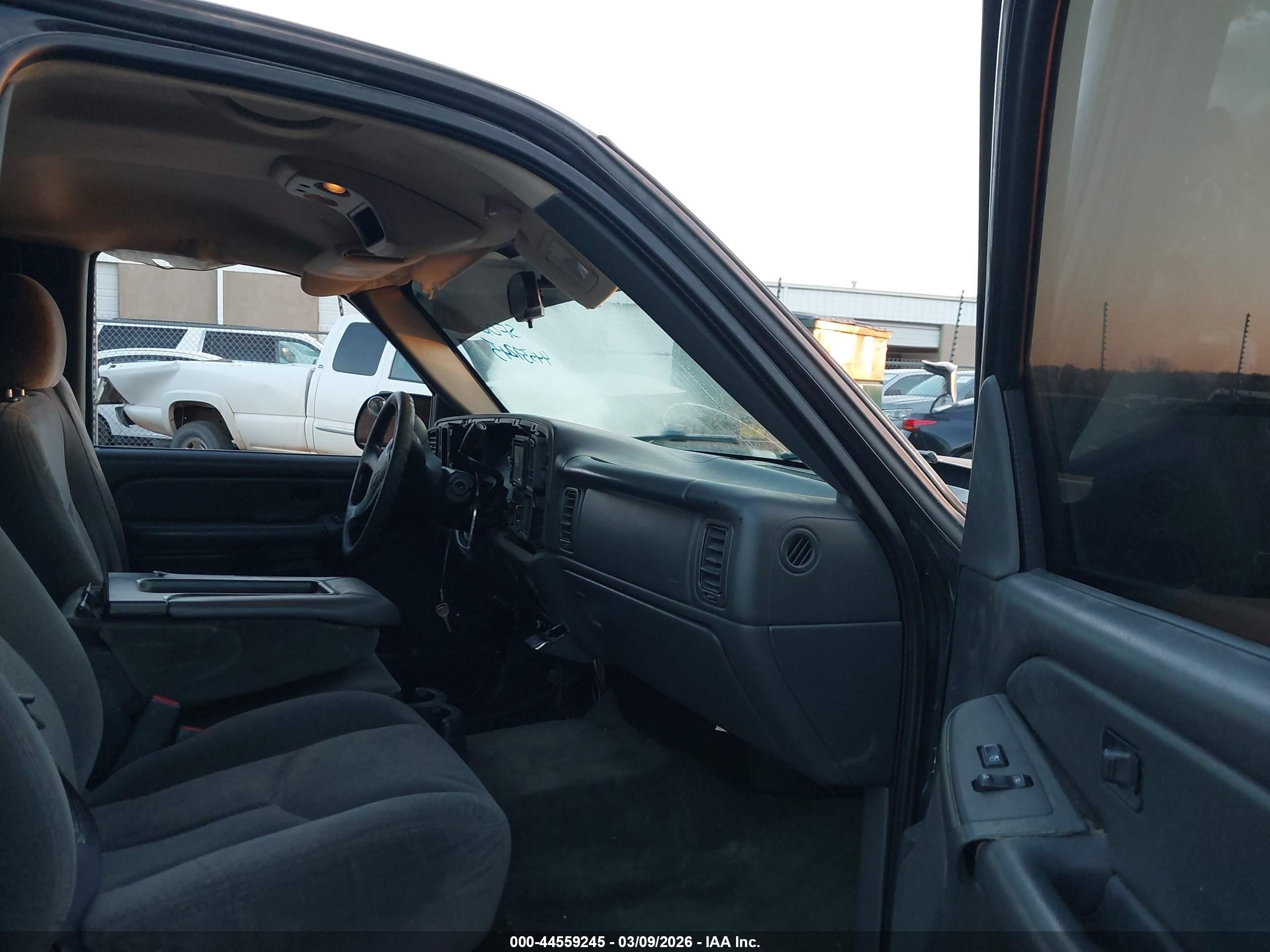 2006 Chevrolet Silverado 1500 Ls Black vin: 2GCEC13V261286506