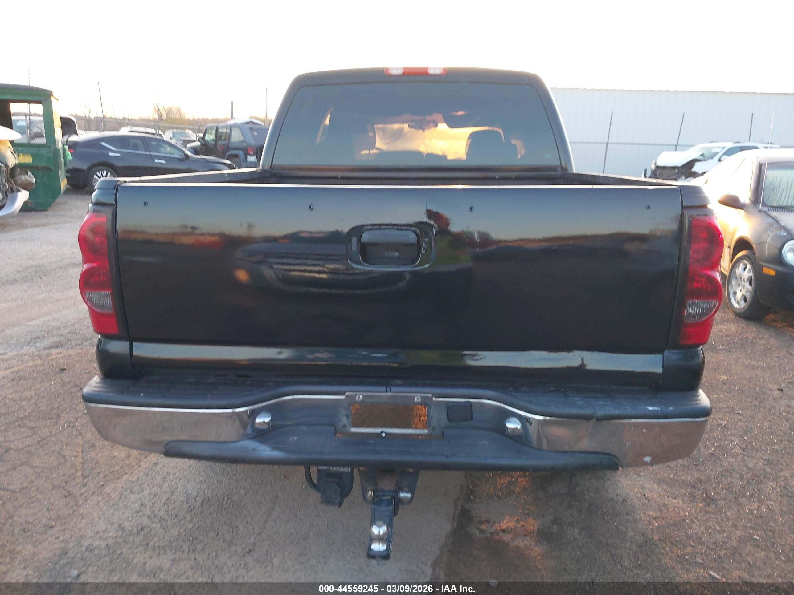 2006 Chevrolet Silverado 1500 Ls Black vin: 2GCEC13V261286506