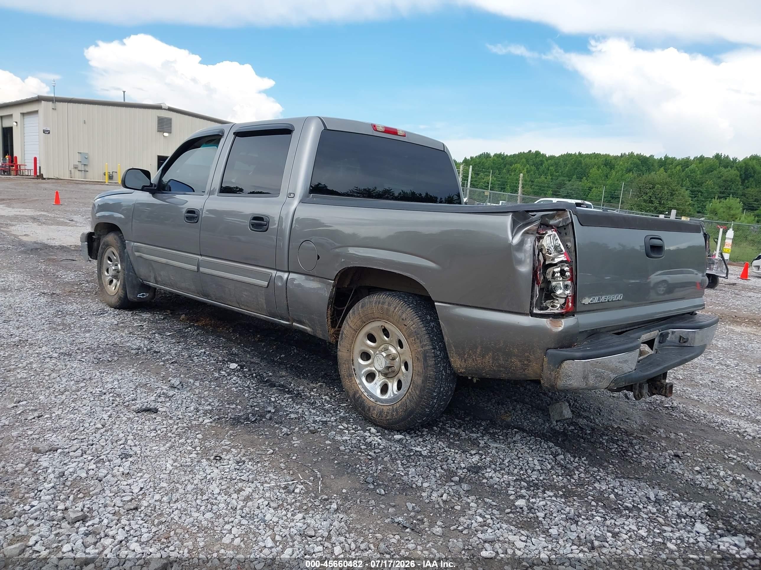 2006 Chevrolet Silverado 1500 Ls Gray vin: 2GCEC13V261328950