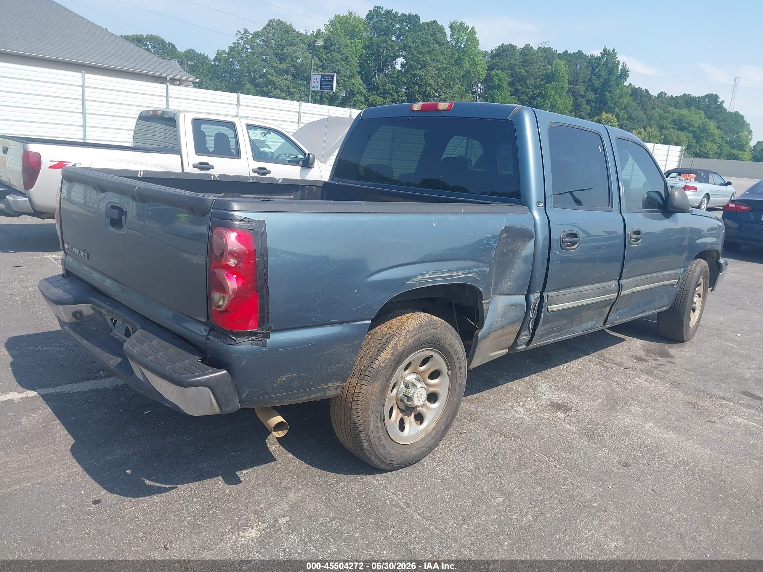 2007 Chevrolet Silverado 1500 Classic Ls Gray vin: 2GCEC13V271159093