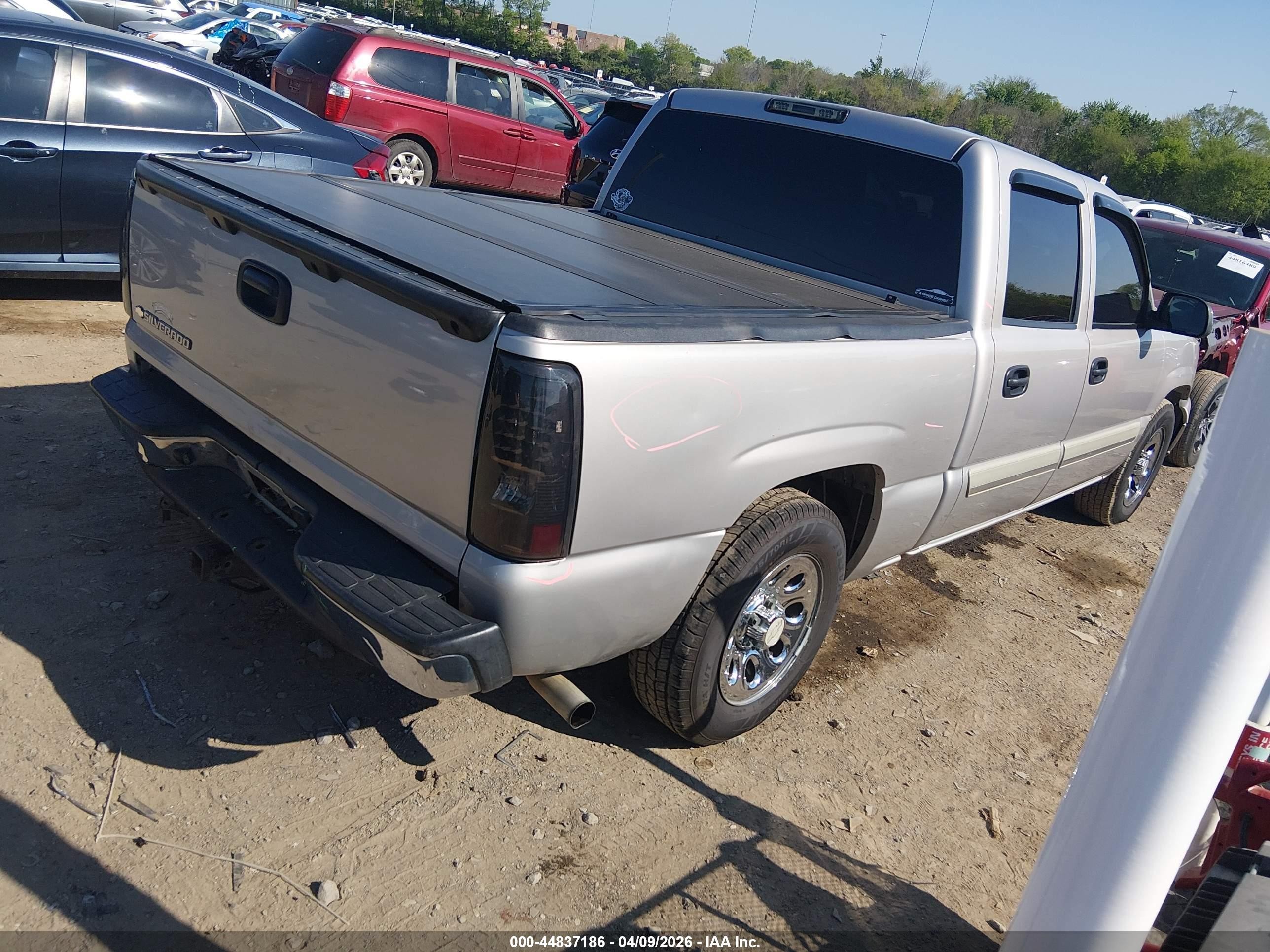 2006 Chevrolet Silverado 1500 Ls Gray vin: 2GCEC13V361316192